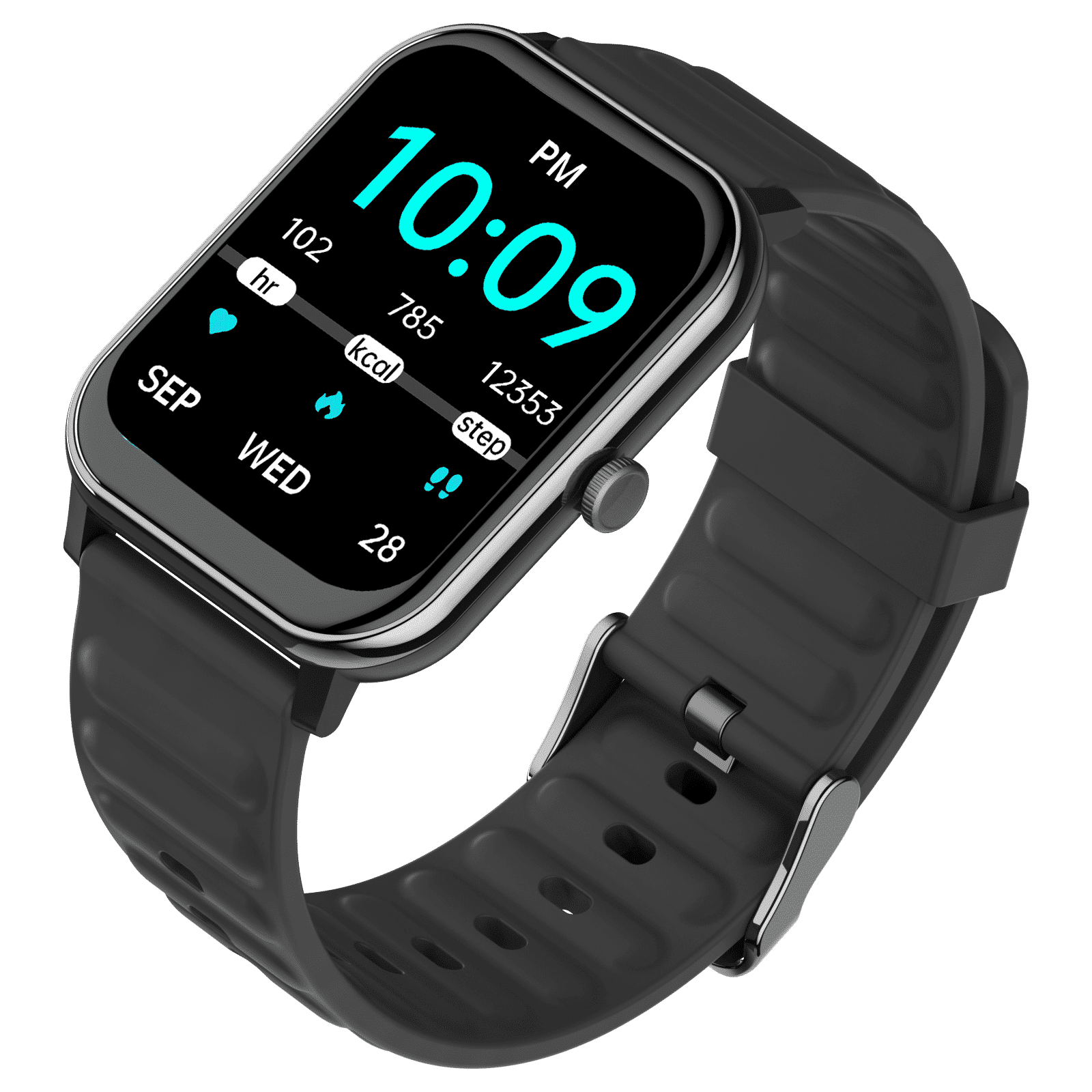 Croma Stride Smartwatch with Bluetooth Calling (1.8 inches, IPS Display, IP68 Sweat Resistant, Black Strap)_4