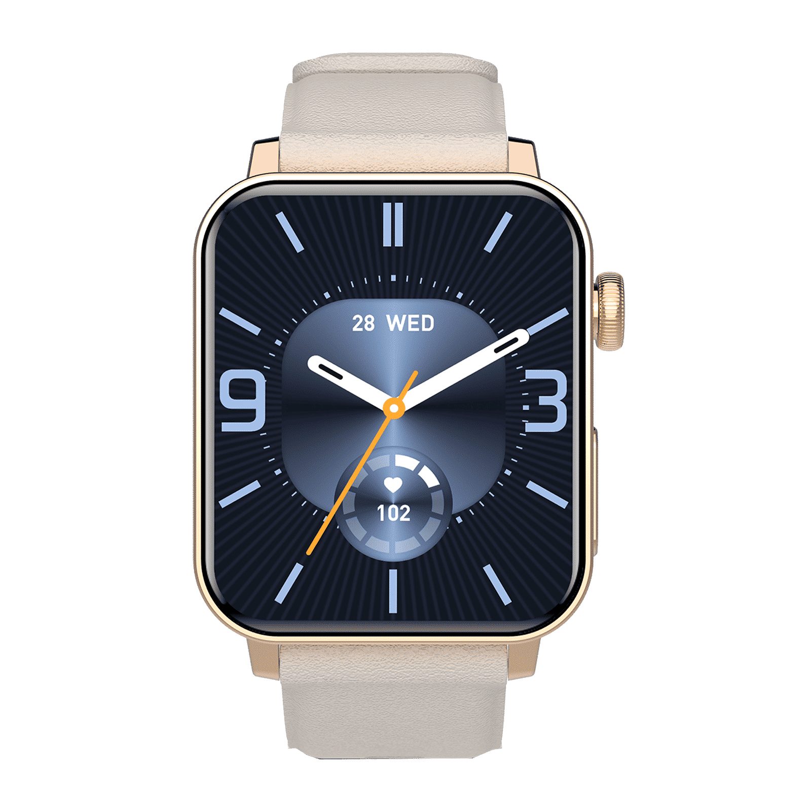 Croma Velocity AM Smartwatch with Bluetooth Calling (1.78 inches, AMOLED Display, IP68 Water Resistant, Gold Strap)_13