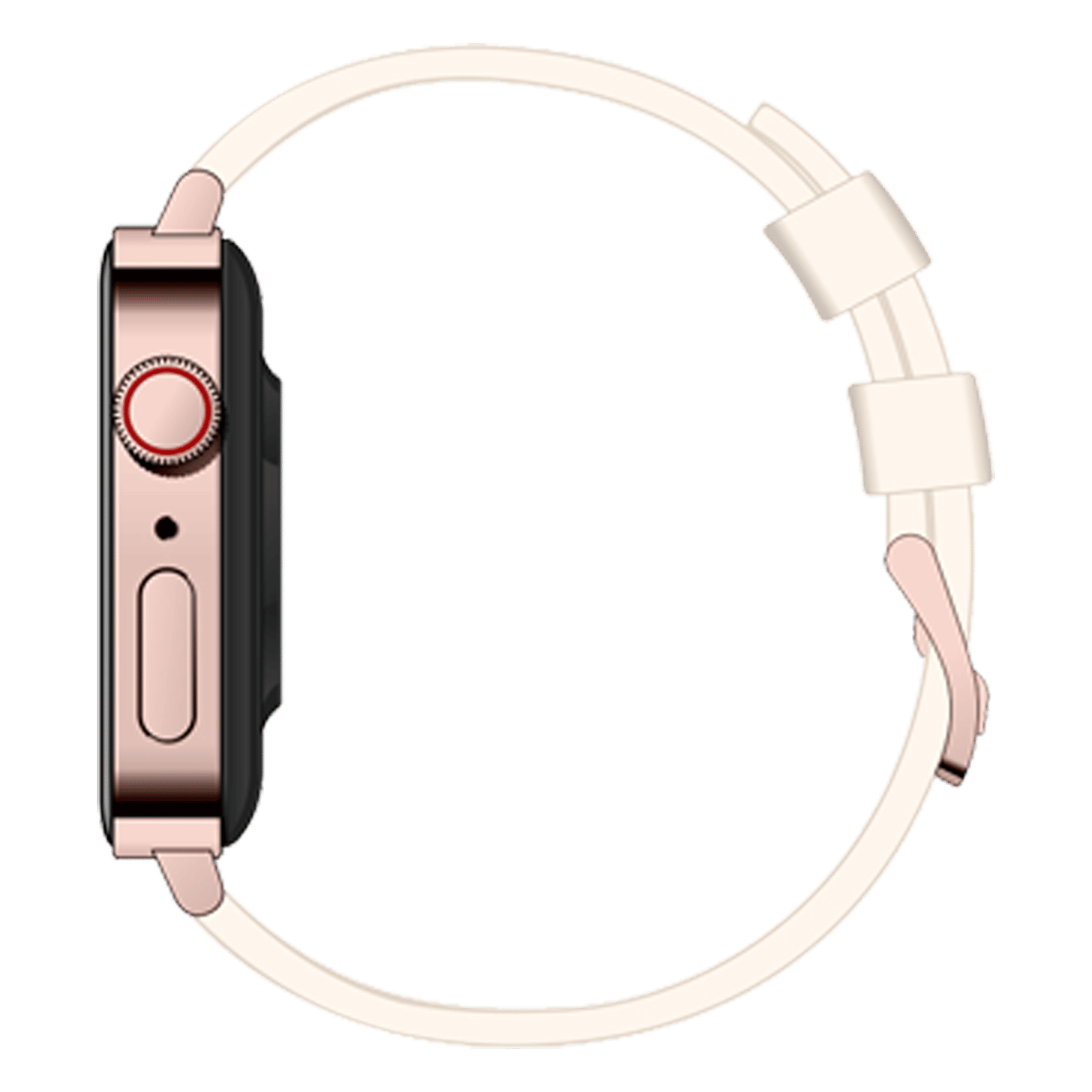 Croma Velocity AM Smartwatch with Bluetooth Calling (1.78 inches, AMOLED Display, IP68 Water Resistant, Gold Strap)_5