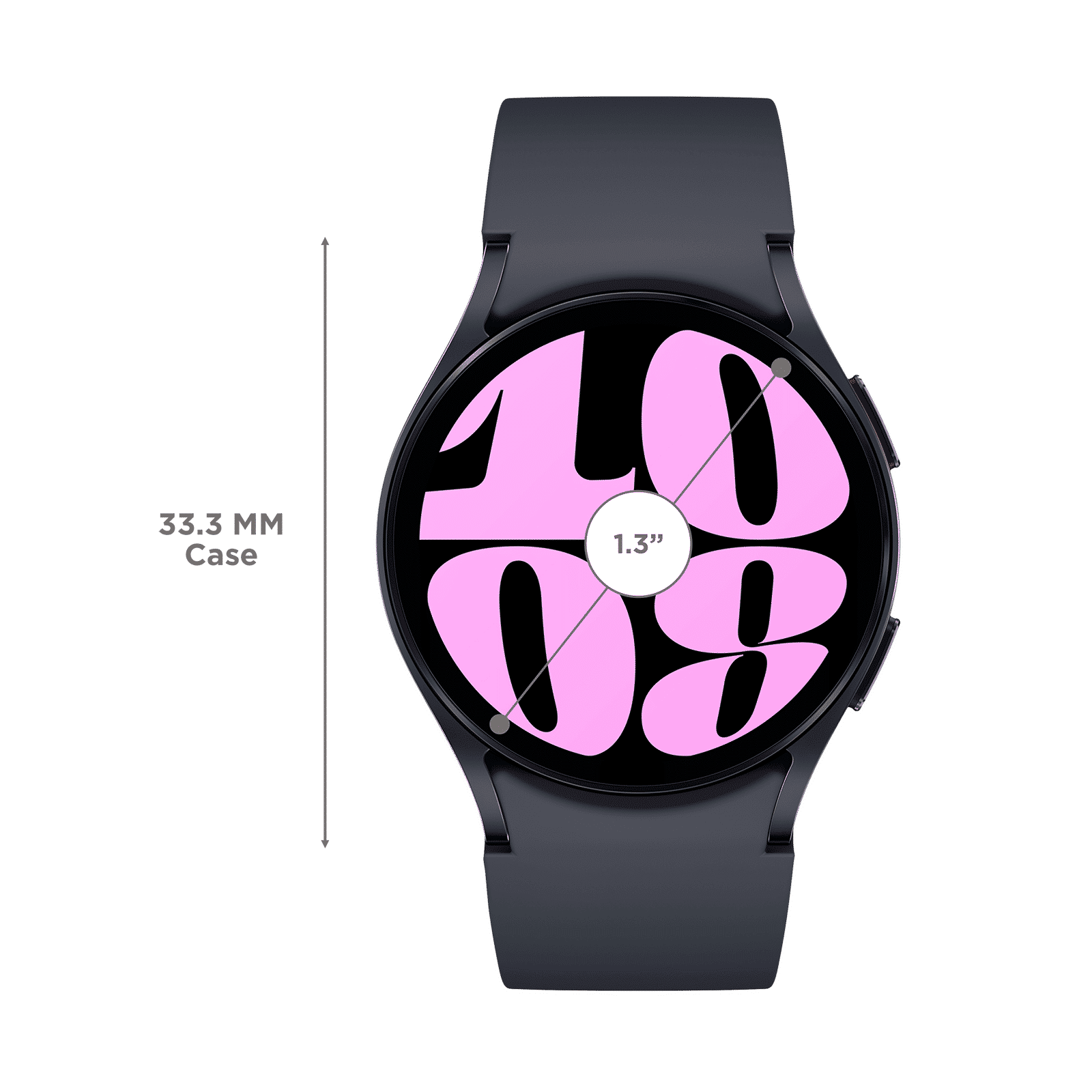 SAMSUNG Galaxy Watch6 GPS+Wi-Fi+4G SIM+Bluetooth Wear OS Smartwatch (40mm Super AMOLED Display, IP68 Water Resistant, Graphite Strap)_3