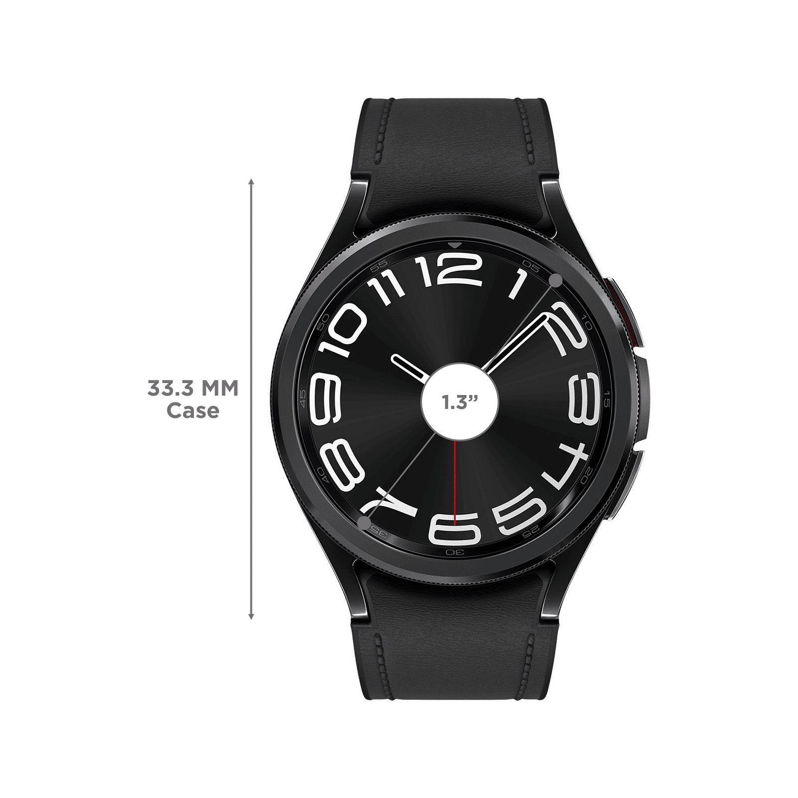 SAMSUNG Galaxy Watch6 Classic Smartwatch with Bluetooth Calling (43mm Super AMOLED Display, IP68 Water Resistant, Black Strap)_3