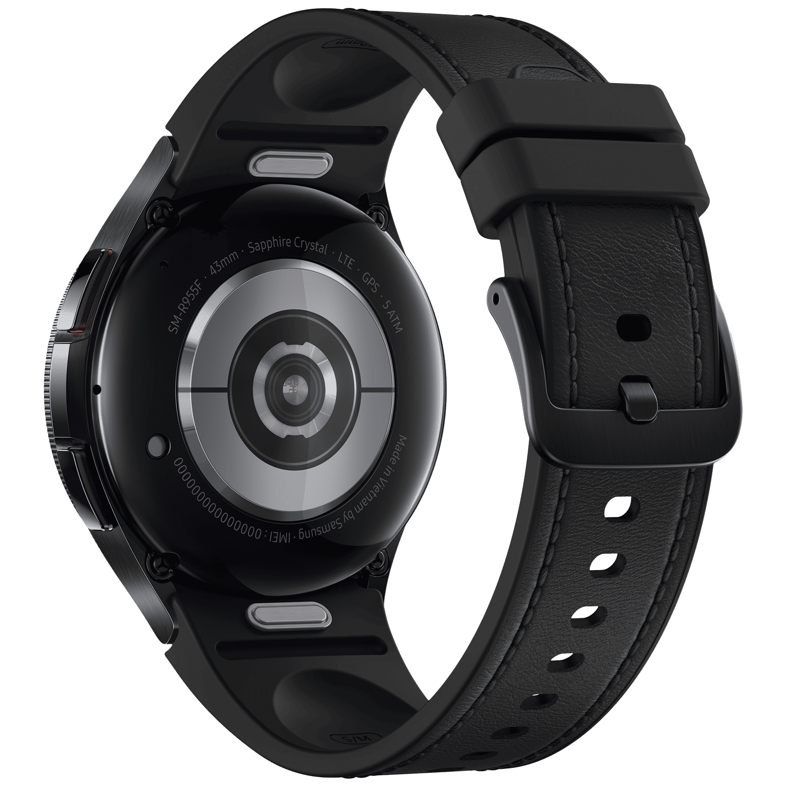 SAMSUNG Galaxy Watch6 Classic Smartwatch with Bluetooth Calling (43mm Super AMOLED Display, IP68 Water Resistant, Black Strap)_7