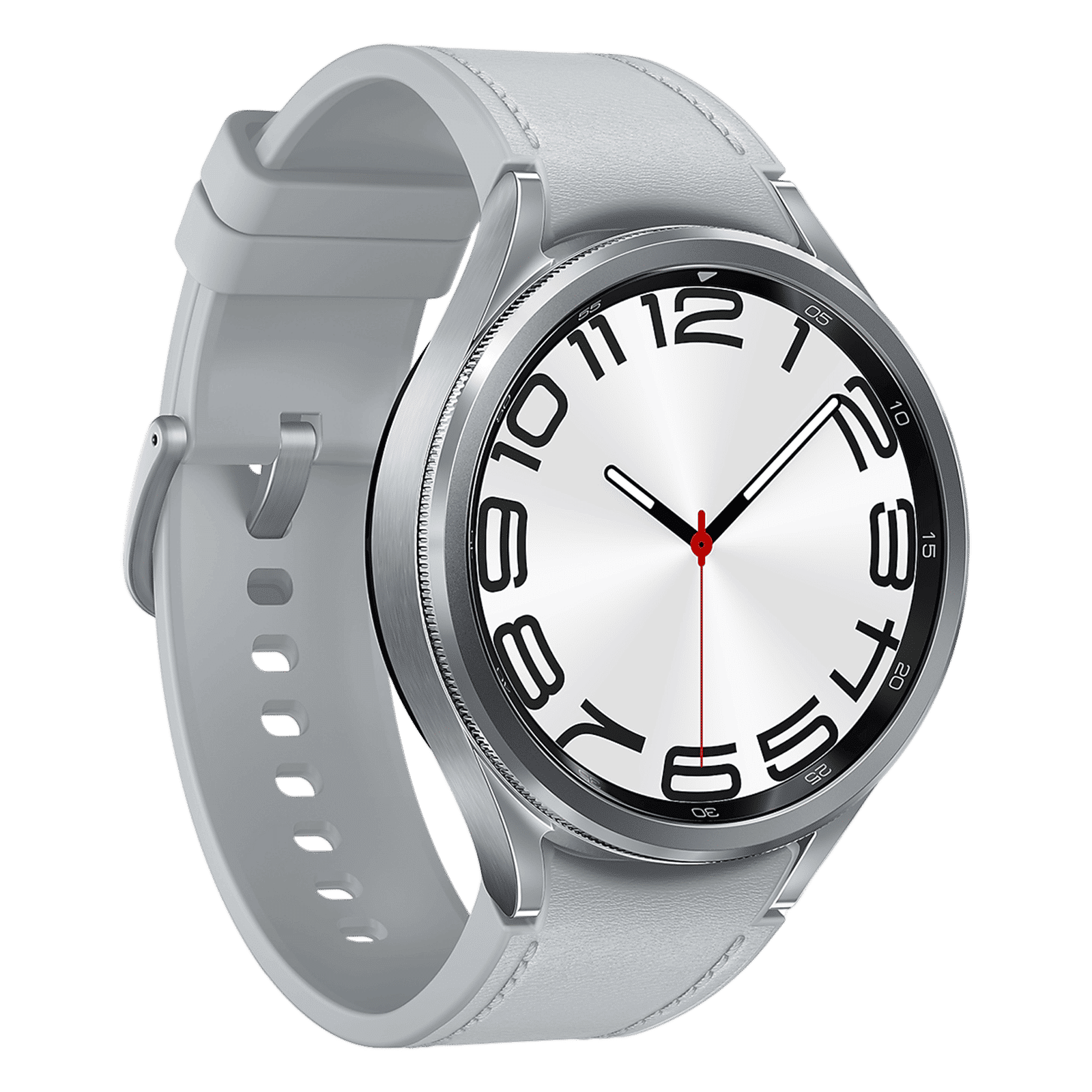 SAMSUNG Galaxy Watch6 Classic GPS+Wi-Fi+Bluetooth Wear OS Smartwatch (47mm Super AMOLED Display, IP68 Water Resistant, Silver Strap)_5