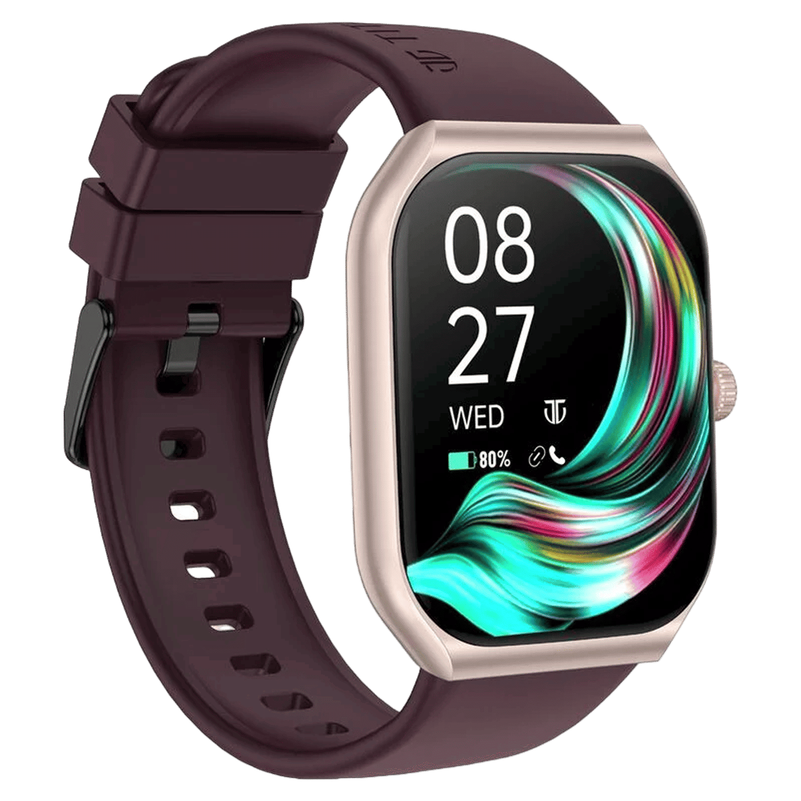 TITAN Smart 3.0 Smartwatch with Bluetooth Calling (49.7mm Super AMOLED Display, IP68 Water Resistant, Wine Red Strap)_5
