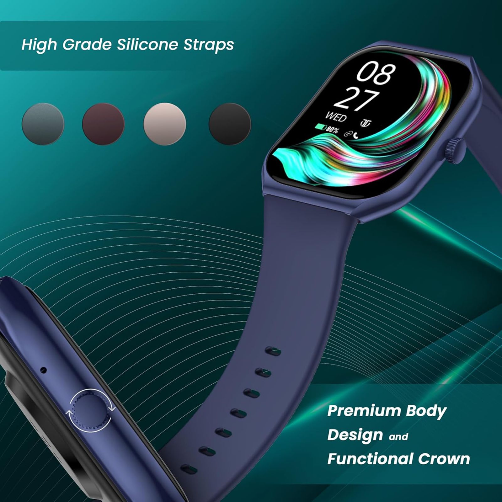 TITAN Smart 3.0 Smartwatch with Bluetooth Calling (49.7mm Super AMOLED Display, IP68 Water Resistant, Beige Strap) TITAN Smart 3.0 Smartwatch with Bluetooth Calling (49.7mm Super AMOLED Display, IP68 Water Resistant, Beige Strap)_9