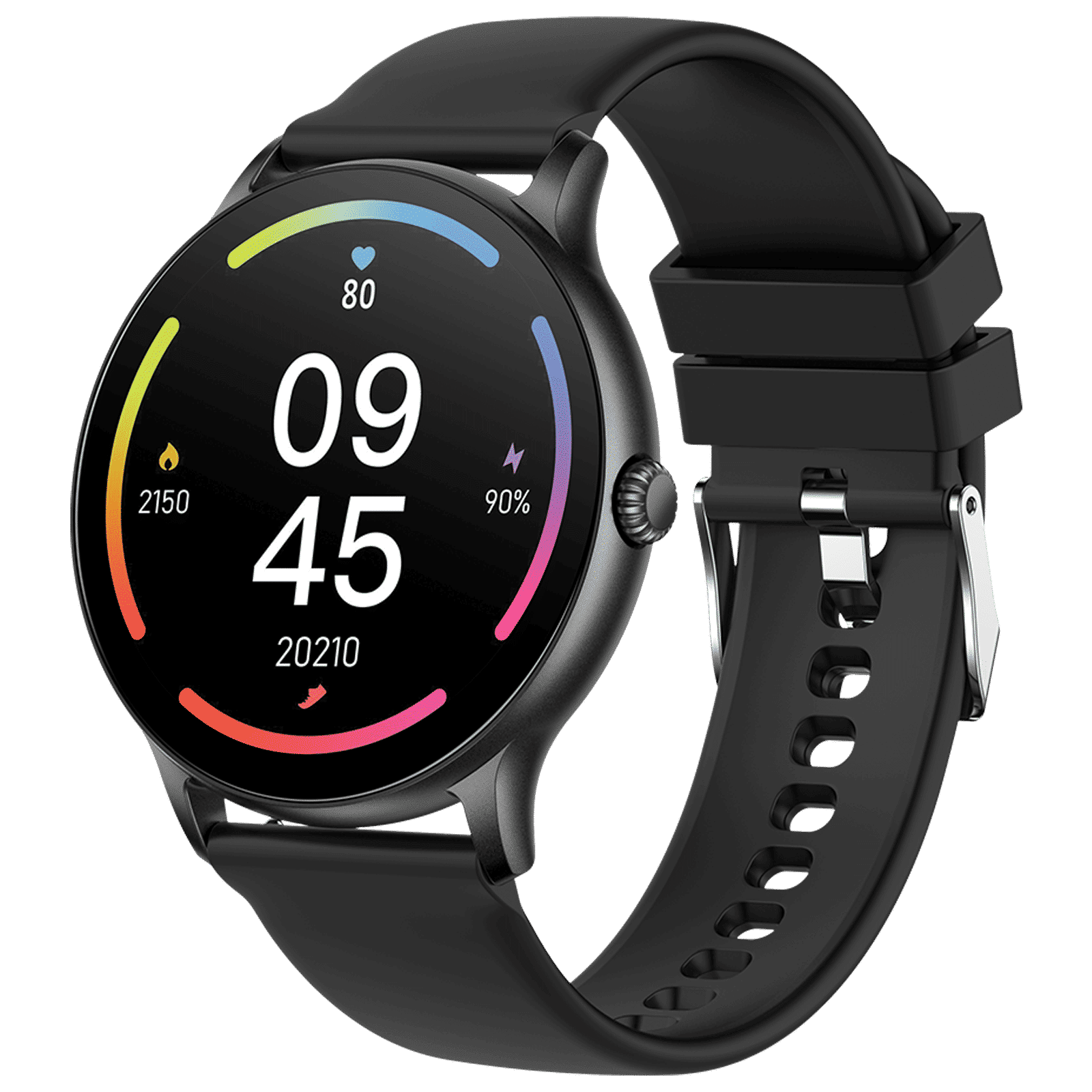FIRE-BOLTT Talk Alpha Smartwatch with Bluetooth Calling (42mm Display, Black Strap)_3