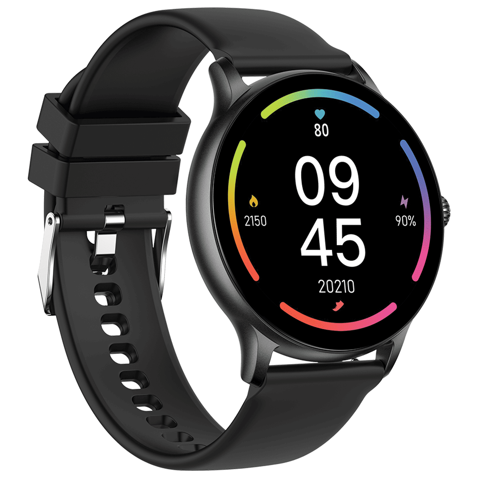 FIRE-BOLTT Talk Alpha Smartwatch with Bluetooth Calling (42mm Display, Black Strap)_4