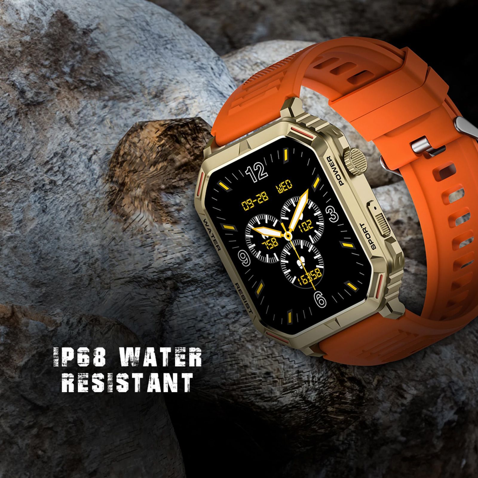 FIRE-BOLTT Commando Smartwatch with Bluetooth Calling (49.5mm AMOLED Display, IP68 Water Resistant, Orange Strap) FIRE-BOLTT Commando Smartwatch with Bluetooth Calling (49.5mm AMOLED Display, IP68 Water Resistant, Orange Strap)_10