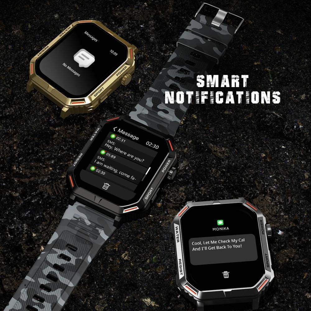 FIRE-BOLTT Commando Smartwatch with Bluetooth Calling (49.5mm AMOLED Display, IP68 Water Resistant, Orange Strap) FIRE-BOLTT Commando Smartwatch with Bluetooth Calling (49.5mm AMOLED Display, IP68 Water Resistant, Orange Strap)_15