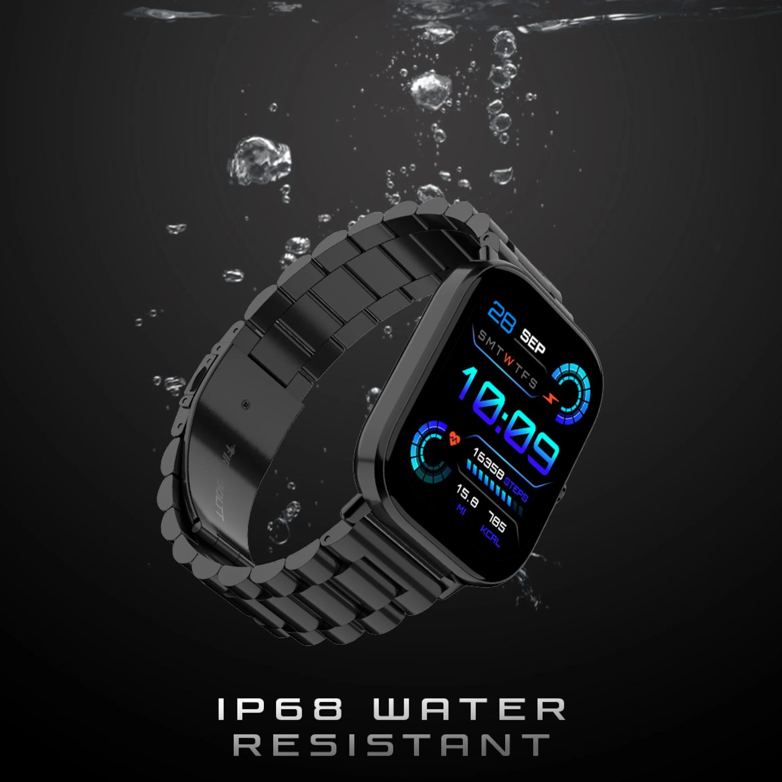 FIRE-BOLTT Starlight Smartwatch with Bluetooth Calling (51mm TFT HD Display, IP68 Water Resistant, Pitch Black Strap)_8