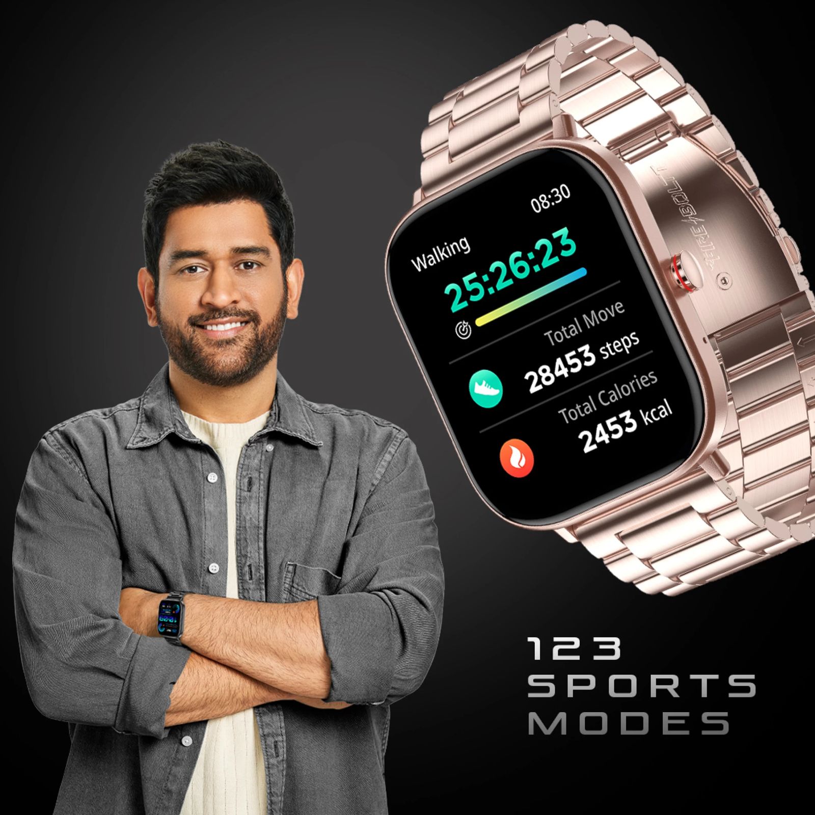 FIRE-BOLTT Starlight Smartwatch with Bluetooth Calling (51mm TFT HD Display, IP68 Water Resistant, Rose Gold Strap) FIRE-BOLTT Starlight Smartwatch with Bluetooth Calling (51mm TFT HD Display, IP68 Water Resistant, Rose Gold Strap)_5