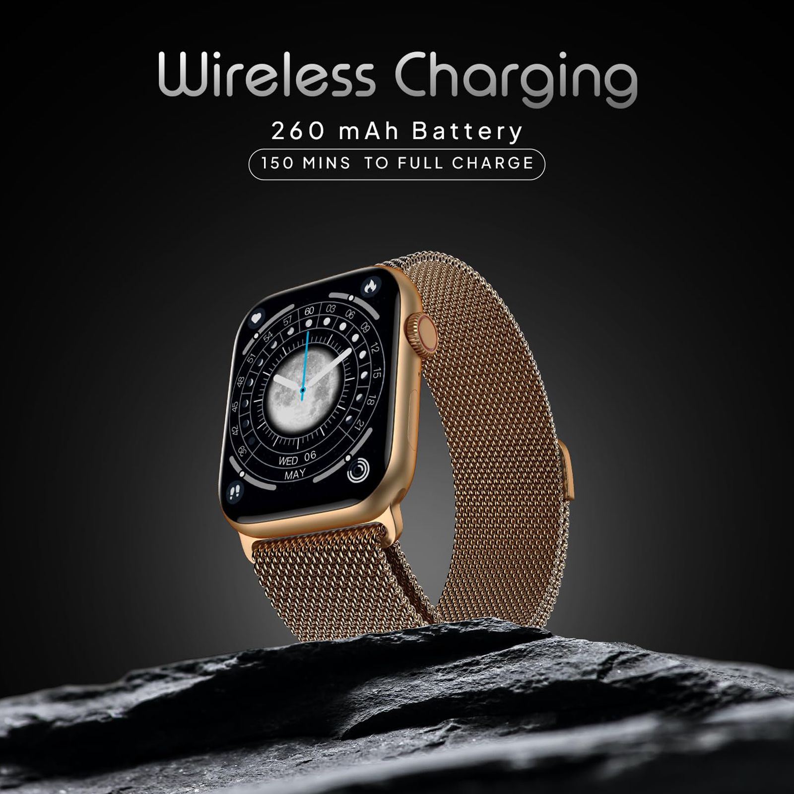 FIRE-BOLTT Vogue Smartwatch with Bluetooth Calling (52mm HD Display, IP68 Water Resistant, Rose Gold Strap) FIRE-BOLTT Vogue Smartwatch with Bluetooth Calling (52mm HD Display, IP68 Water Resistant, Rose Gold Strap)_7