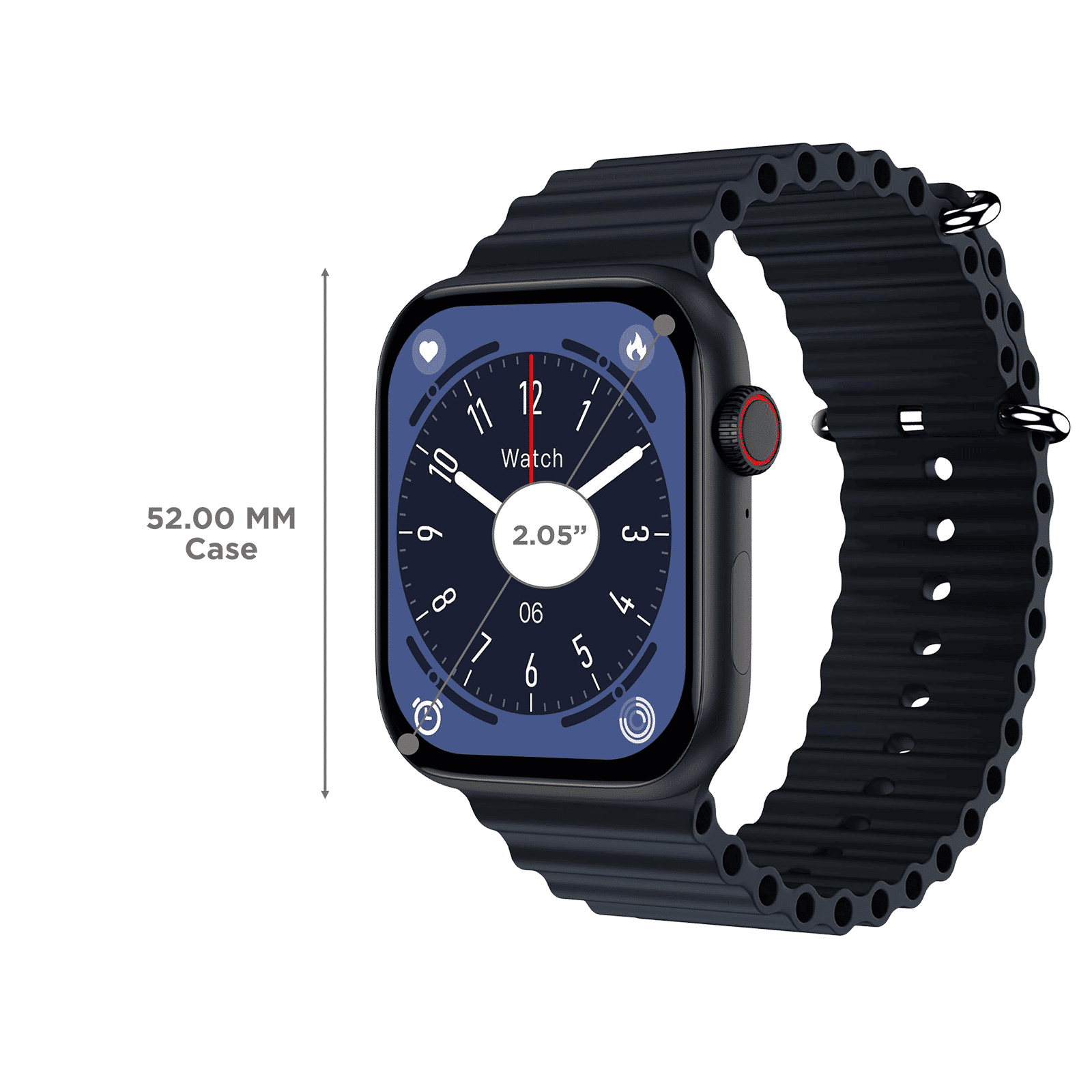 FIRE-BOLTT Vogue Smartwatch with Bluetooth Calling (52mm Display, IP68 Water Resistant, Ocean Black Strap) FIRE-BOLTT Vogue Smartwatch with Bluetooth Calling (52mm Display, IP68 Water Resistant, Ocean Black Strap)_3
