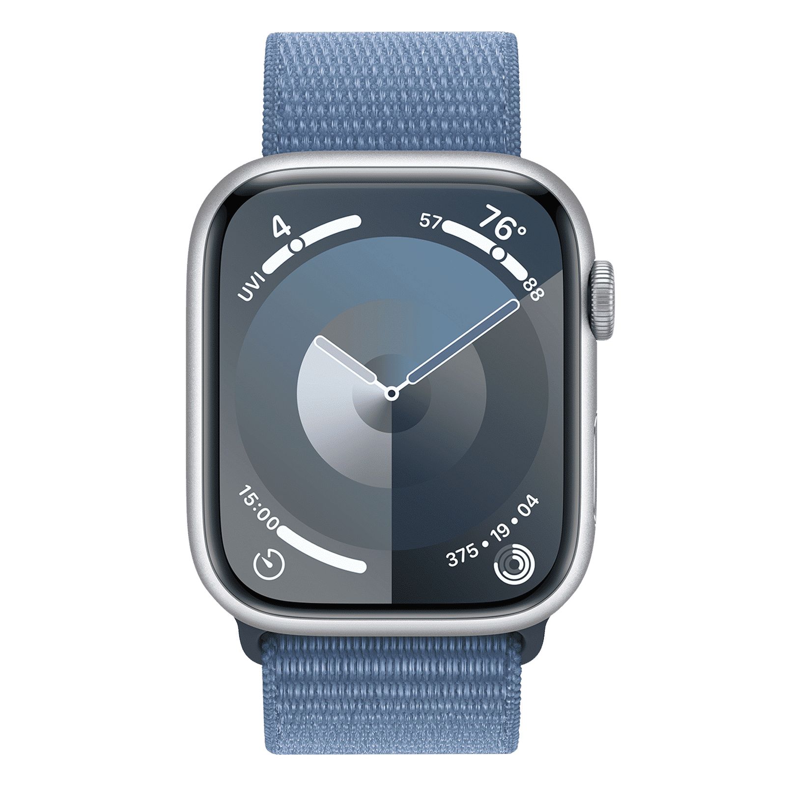 Apple Watch Series 9 GPS+Cellular with Winter Blue Sport Loop - M/L (45mm Display, Silver Aluminium Case) Apple Watch Series 9 GPS+Cellular with Winter Blue Sport Loop - M/L (45mm Display, Silver Aluminium Case)_2