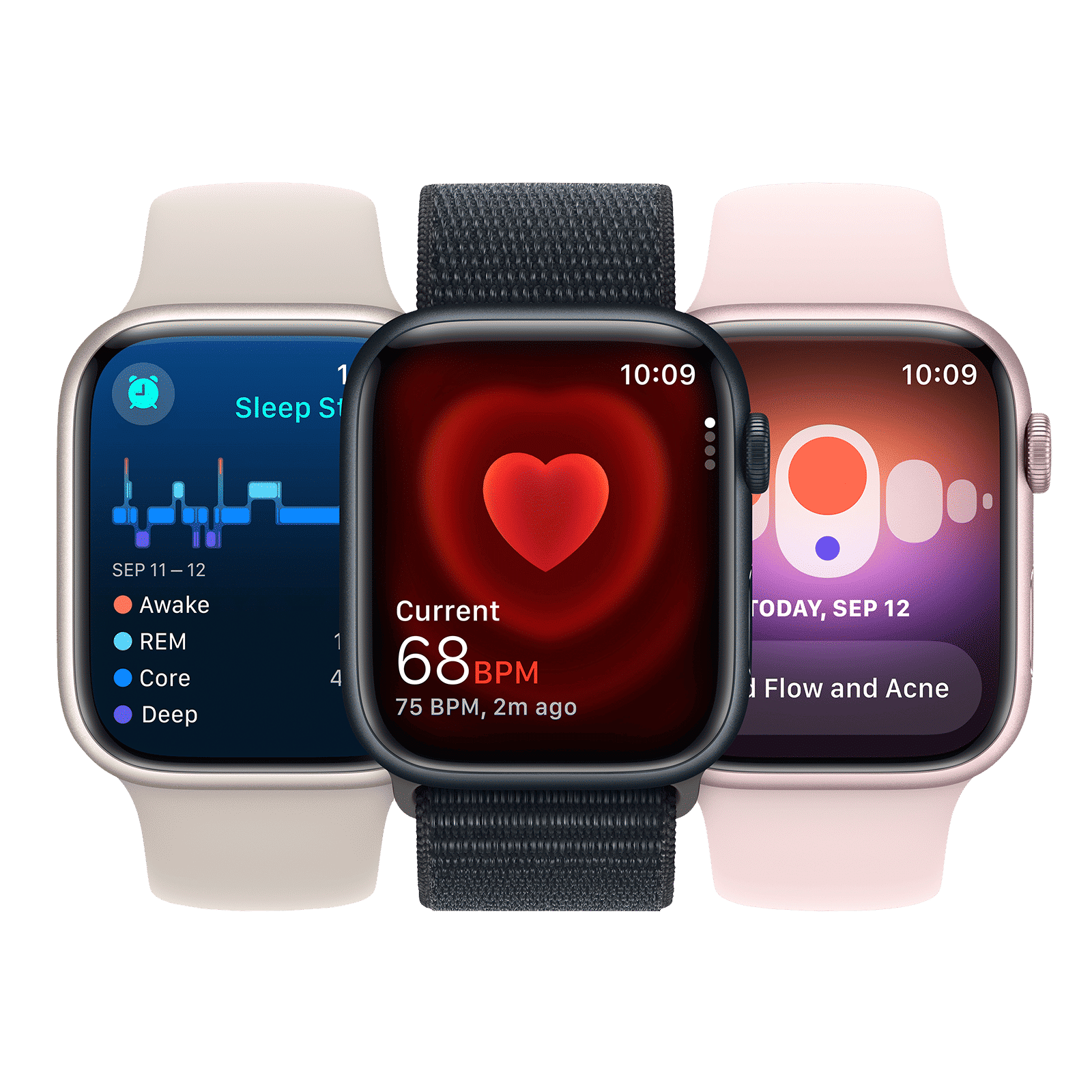 Apple Watch Series 9 GPS+Cellular with Storm Blue Sport Band - S/M (45mm Display, Silver Stainless Steel Case) Apple Watch Series 9 GPS+Cellular with Storm Blue Sport Band - S/M (45mm Display, Silver Stainless Steel Case)_7