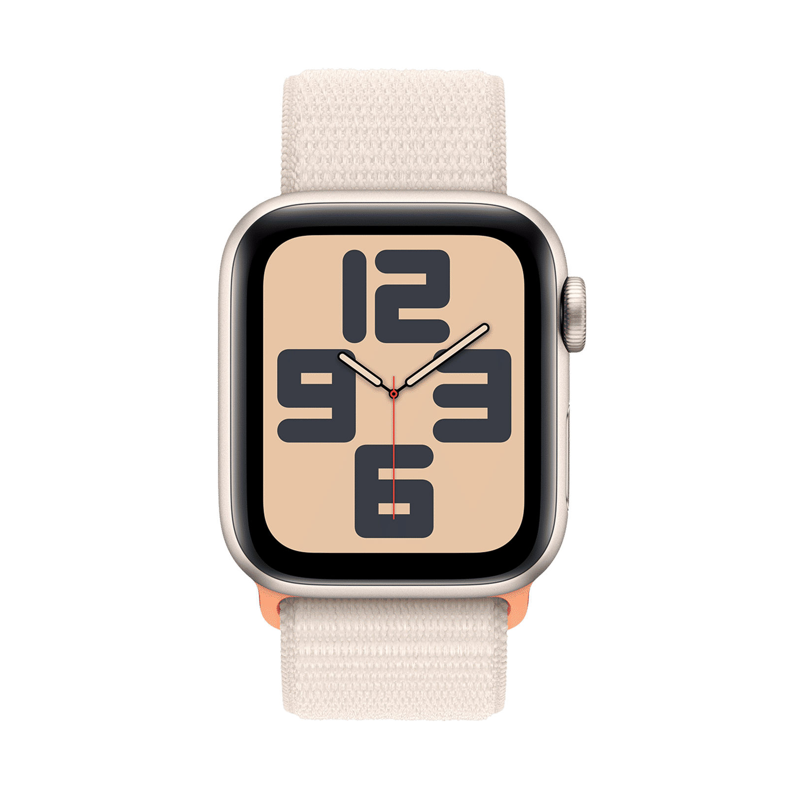 Apple Watch SE GPS with Starlight Sport Loop - S/M (40mm Display, Starlight Aluminium Case)_2