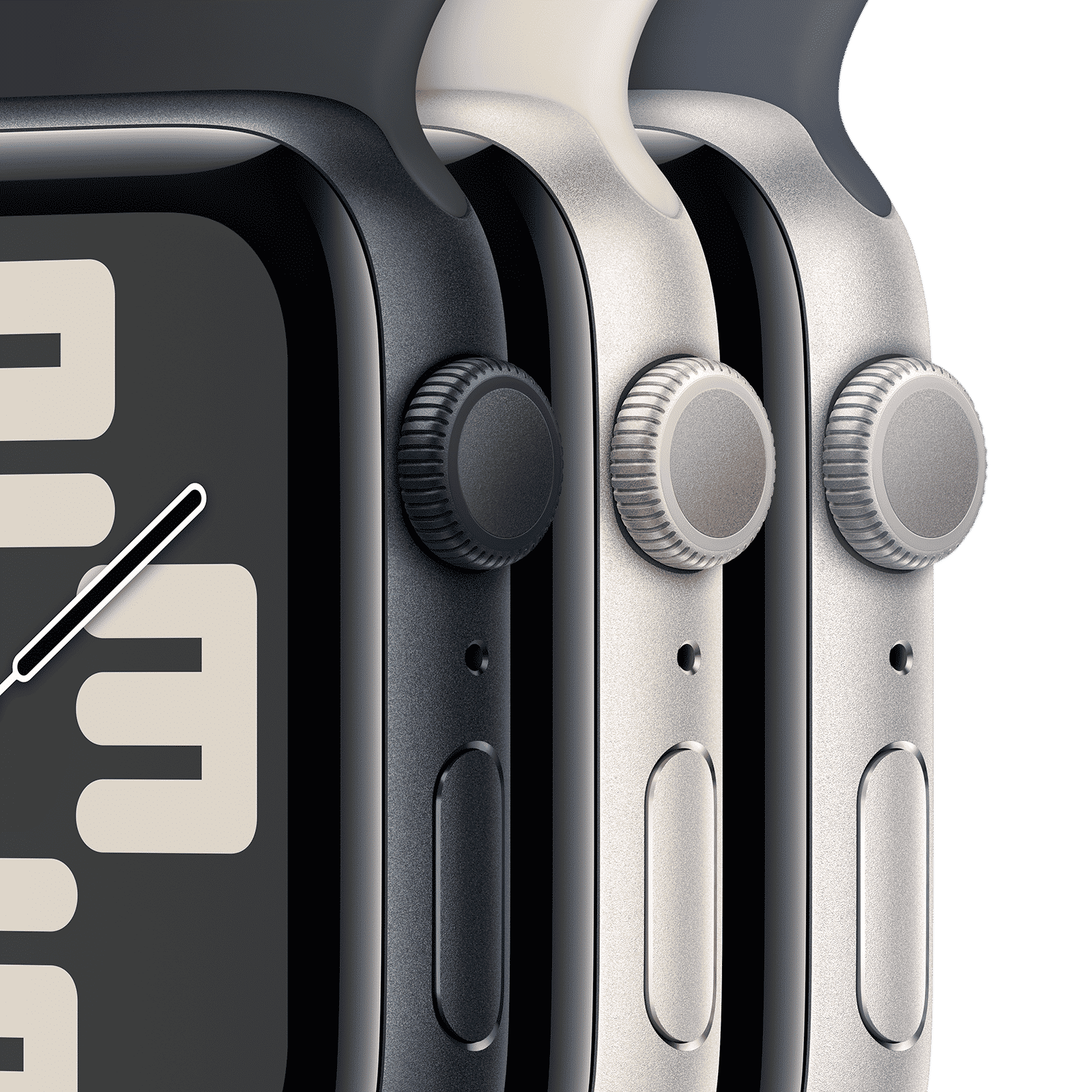 Apple Watch SE GPS with Starlight Sport Loop - S/M (40mm Display, Starlight Aluminium Case)_3