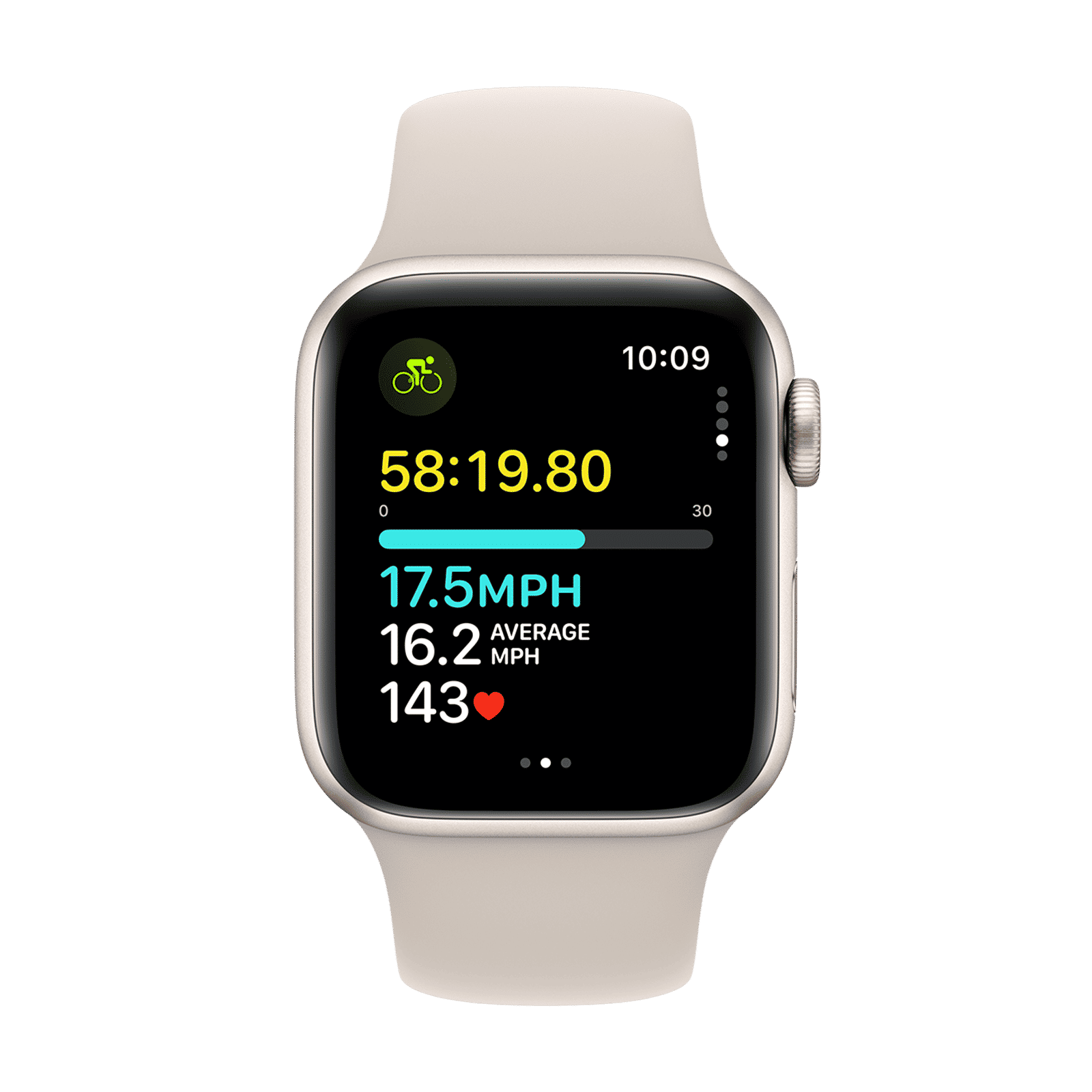 Apple Watch SE GPS+Cellular with Starlight Sport Band - S/M (40mm Display, Starlight Aluminium Case) Apple Watch SE GPS+Cellular with Starlight Sport Band - S/M (40mm Display, Starlight Aluminium Case)_6