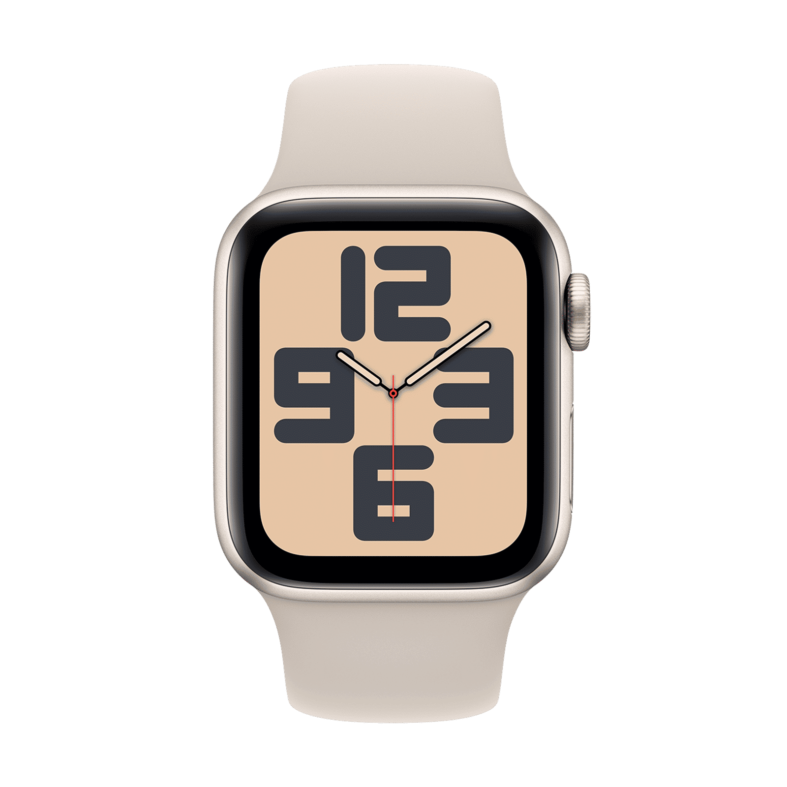 Apple Watch SE GPS+Cellular with Starlight Sport Band - M/L (40mm Display, Starlight Aluminium Case)_2