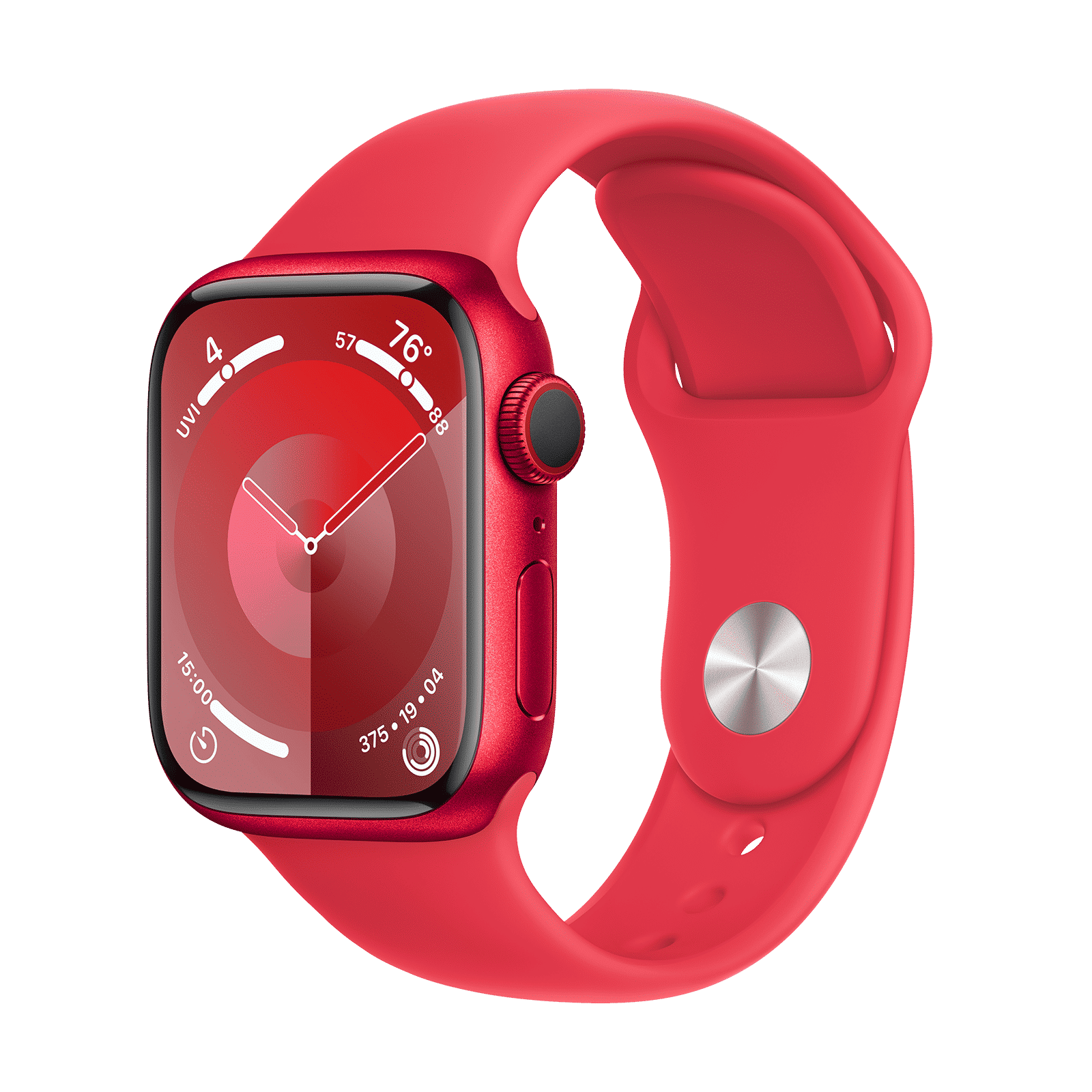 Apple Watch Series 9 GPS+Cellular with Red Sport Band - M/L (41mm Display, Red Aluminium Case) Apple Watch Series 9 GPS+Cellular with Red Sport Band - M/L (41mm Display, Red Aluminium Case)_1