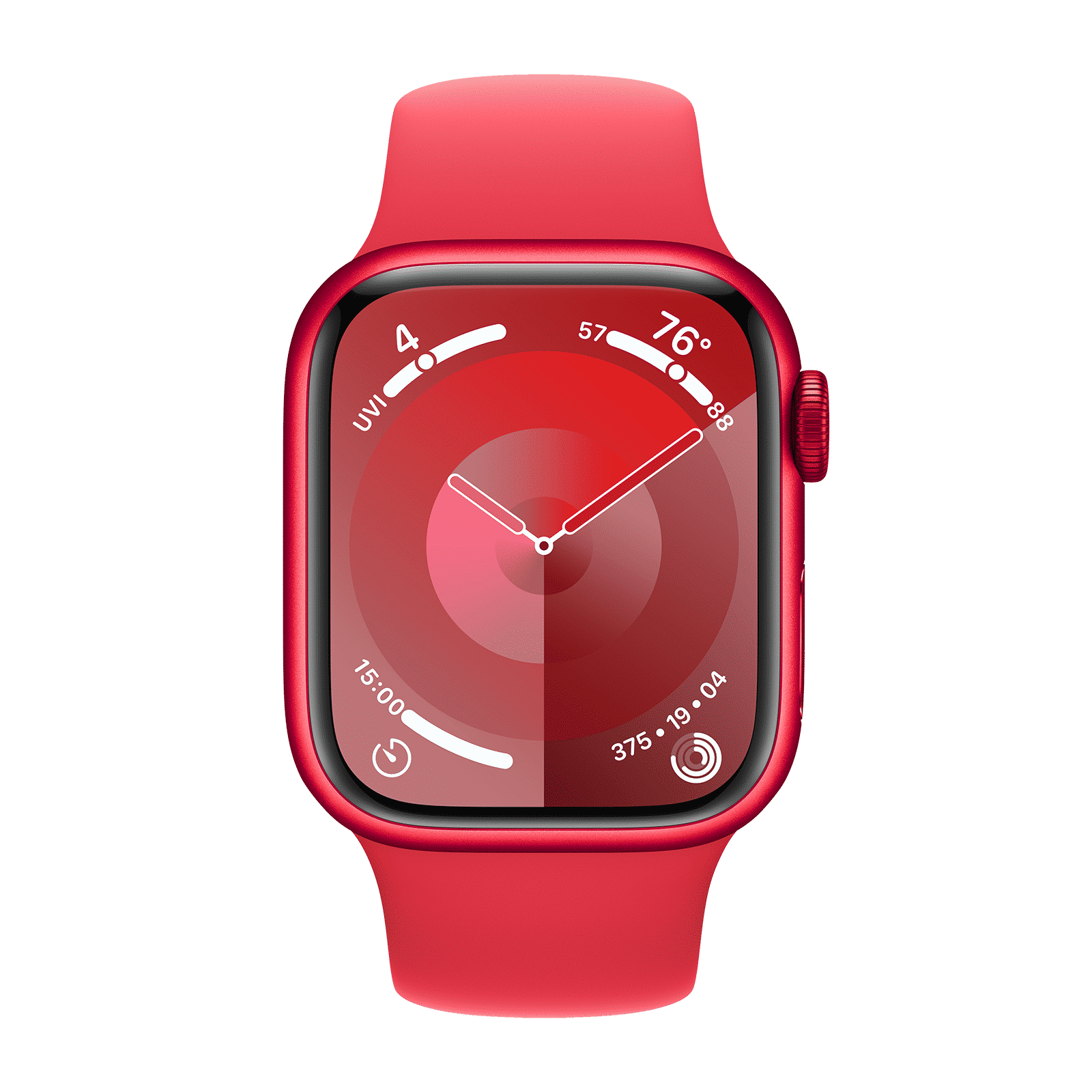Apple Watch Series 9 GPS+Cellular with Red Sport Band - M/L (41mm Display, Red Aluminium Case) Apple Watch Series 9 GPS+Cellular with Red Sport Band - M/L (41mm Display, Red Aluminium Case)_2