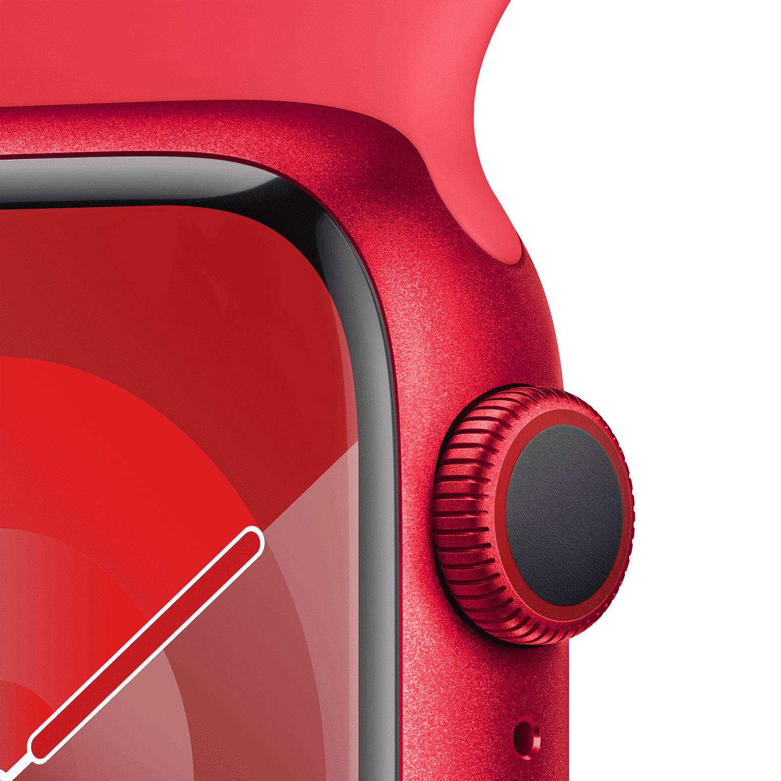 Apple Watch Series 9 GPS+Cellular with Red Sport Band - M/L (41mm Display, Red Aluminium Case) Apple Watch Series 9 GPS+Cellular with Red Sport Band - M/L (41mm Display, Red Aluminium Case)_3