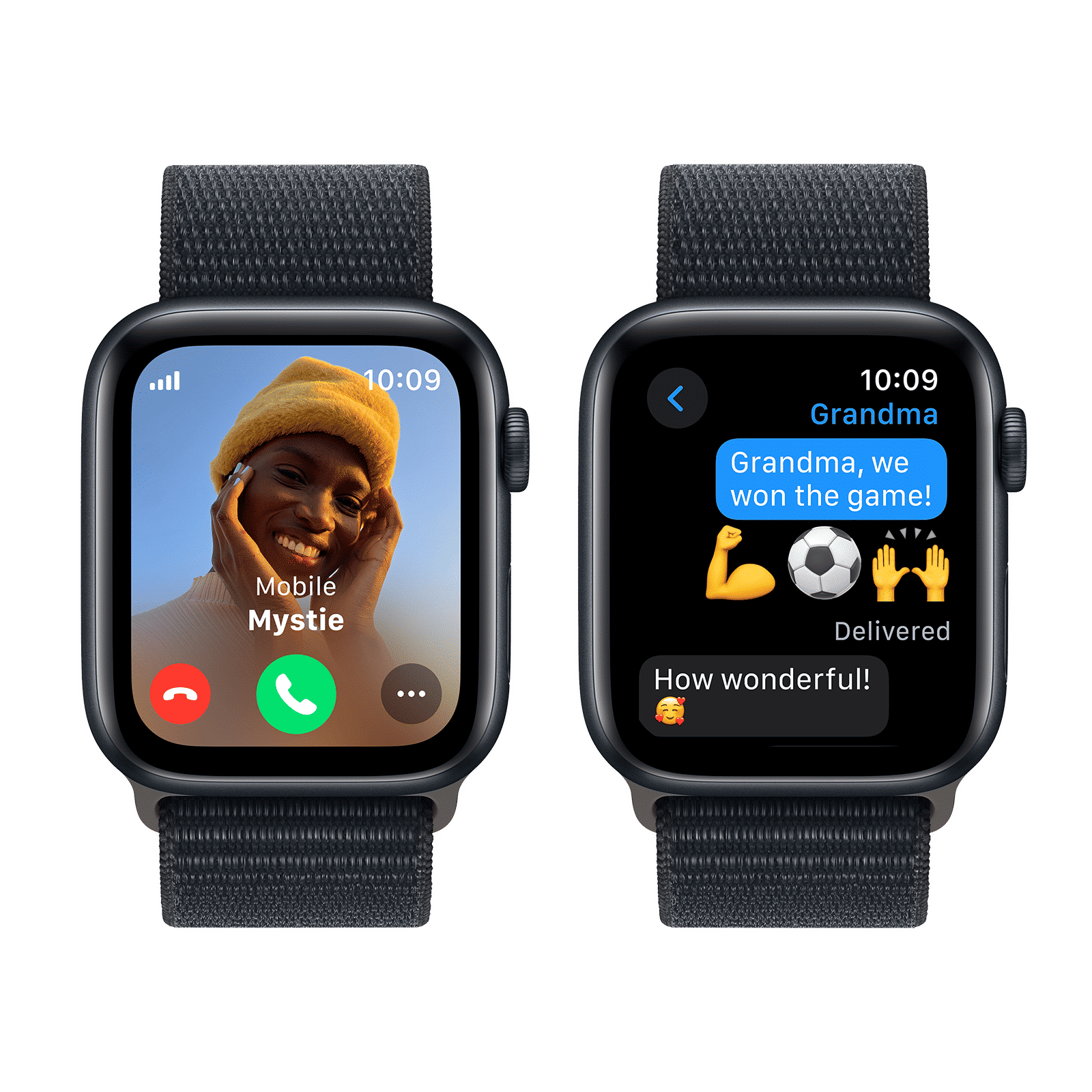 Apple Watch SE GPS+Cellular with Midnight Sport Loop - M/L (44mm Display, Midnight Aluminium Case)_4