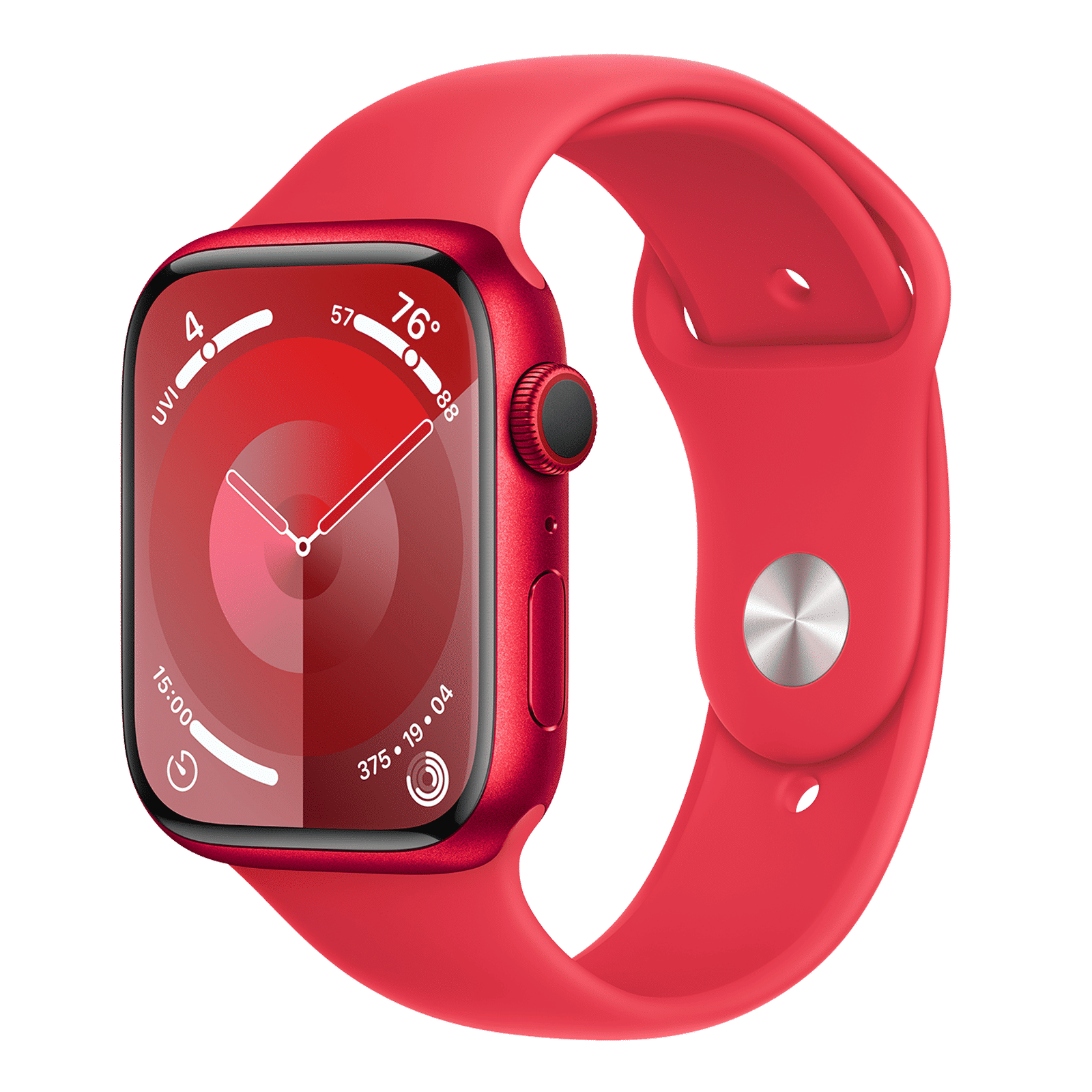 Apple Watch Series 9 GPS+Cellular with Red Sport Band - M/L (45mm Display, Red Aluminium Case)_1