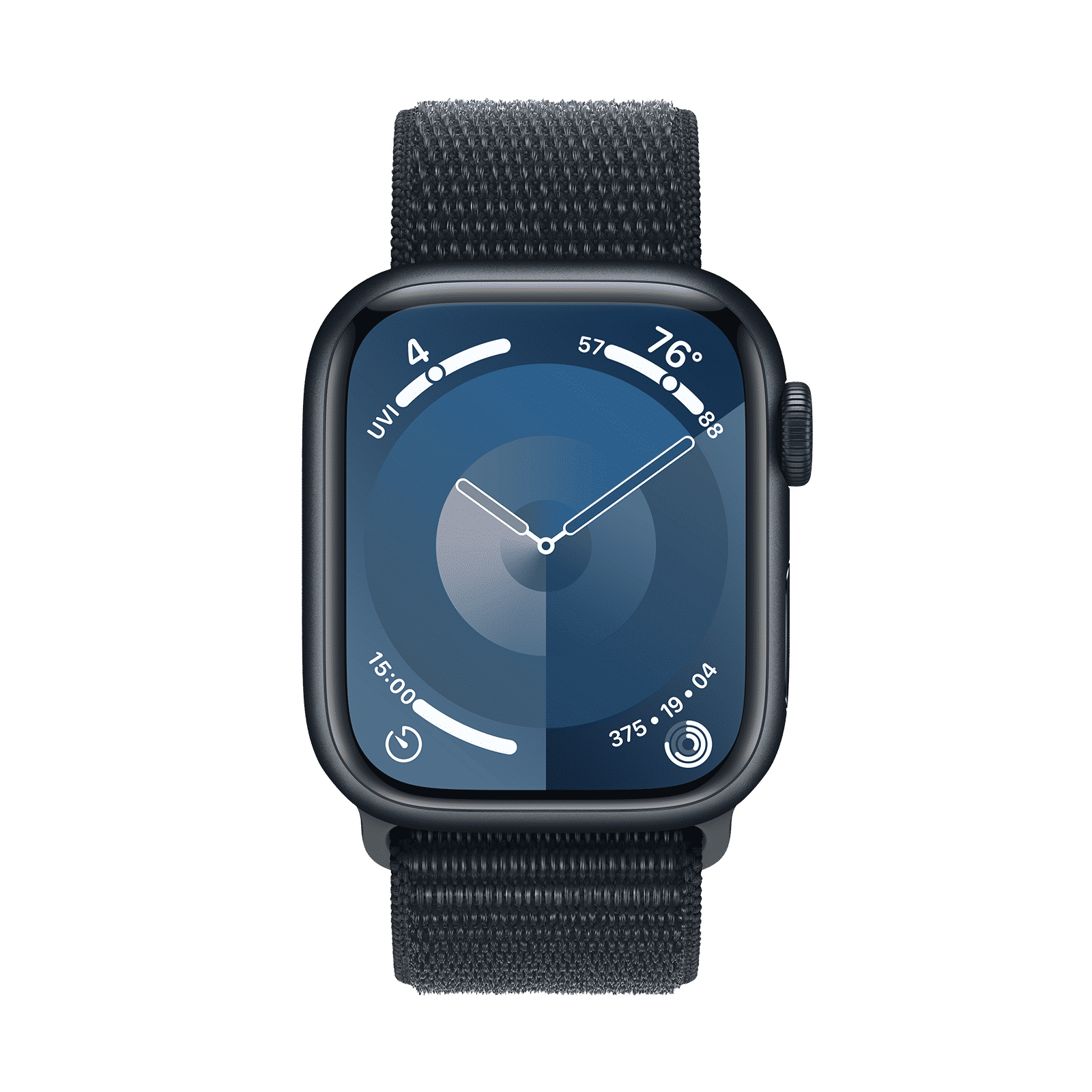 Apple Watch Series 9 GPS with Midnight Sport Loop - S/M (41mm Display, Midnight Aluminium Case) Apple Watch Series 9 GPS with Midnight Sport Loop - S/M (41mm Display, Midnight Aluminium Case)_2