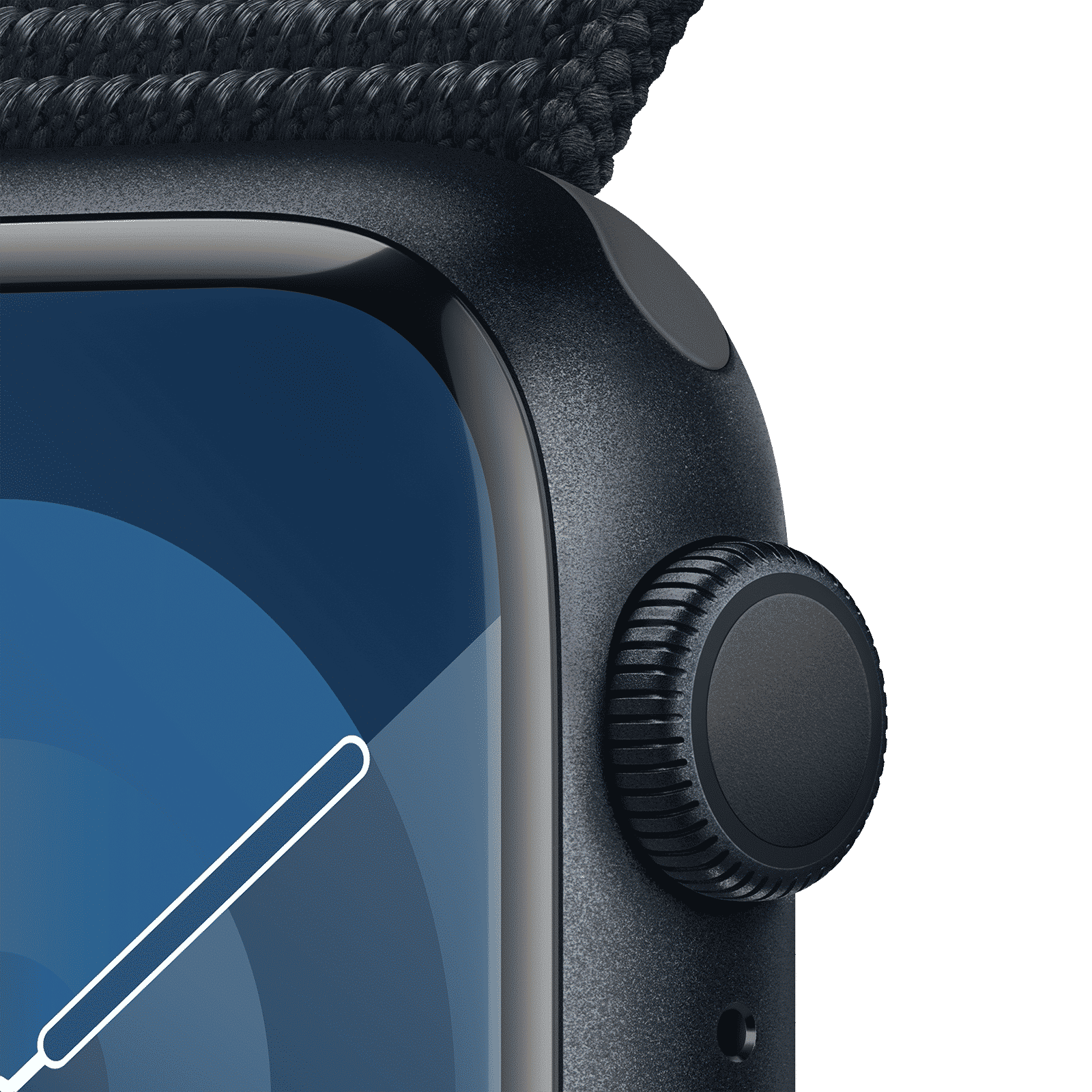 Apple Watch Series 9 GPS with Midnight Sport Loop - S/M (41mm Display, Midnight Aluminium Case) Apple Watch Series 9 GPS with Midnight Sport Loop - S/M (41mm Display, Midnight Aluminium Case)_3