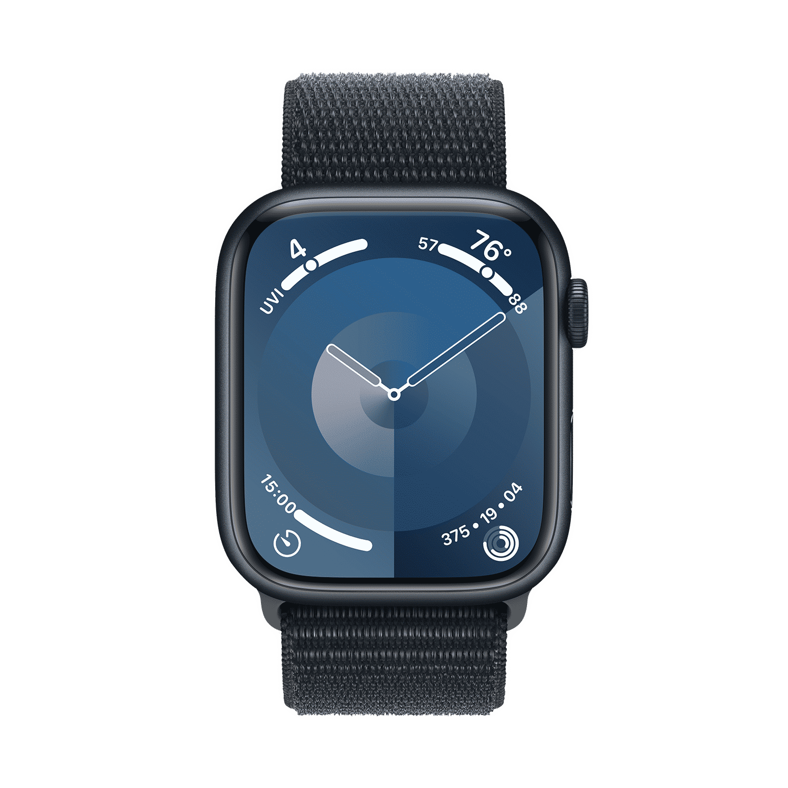 Apple Watch Series 9 GPS with Midnight Sport Loop - M/L (45mm Display, Midnight Aluminium Case)_2