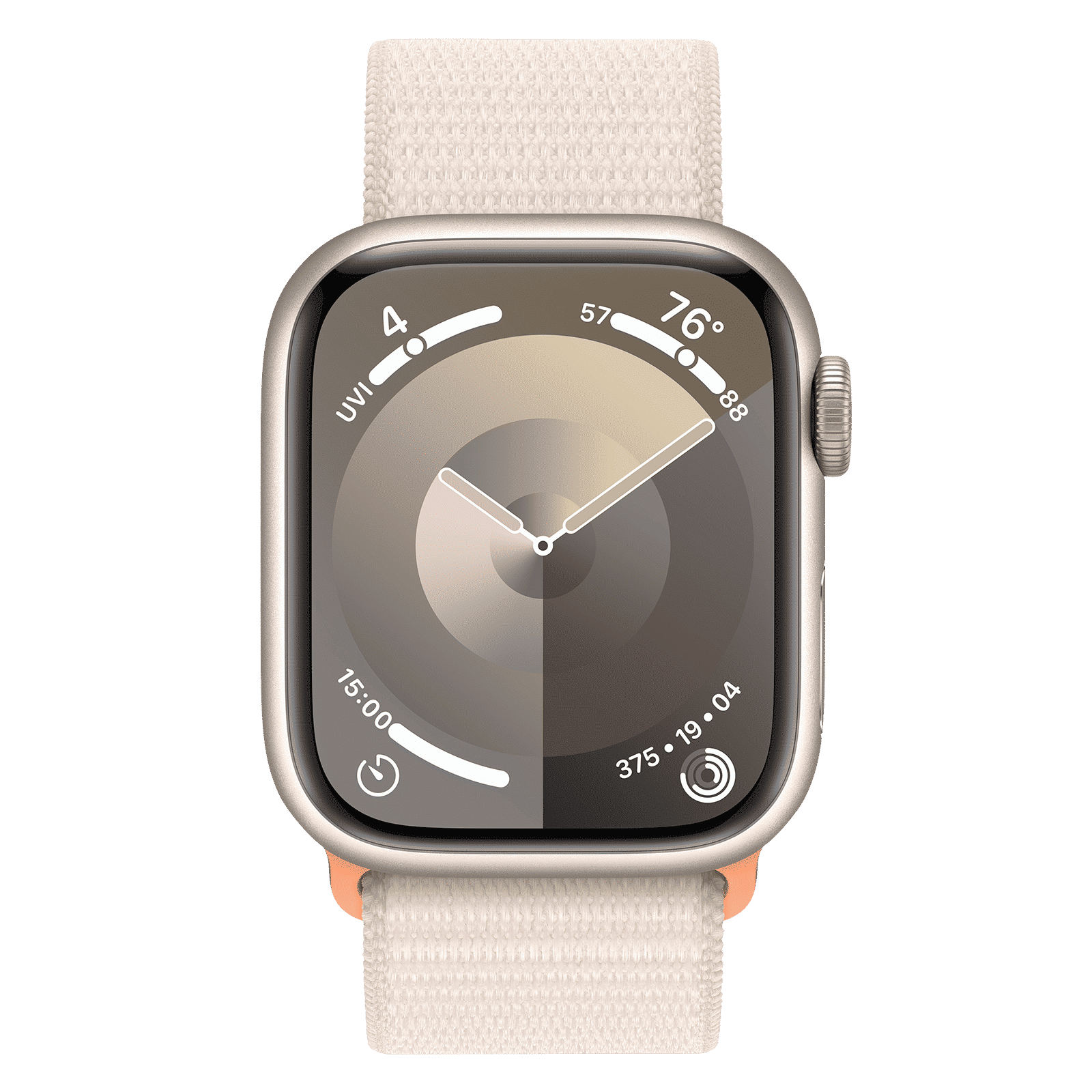 Apple Watch Series 9 GPS+Cellular with Starlight Sport Loop - S/M (41mm Display, Starlight Aluminium Case)_2