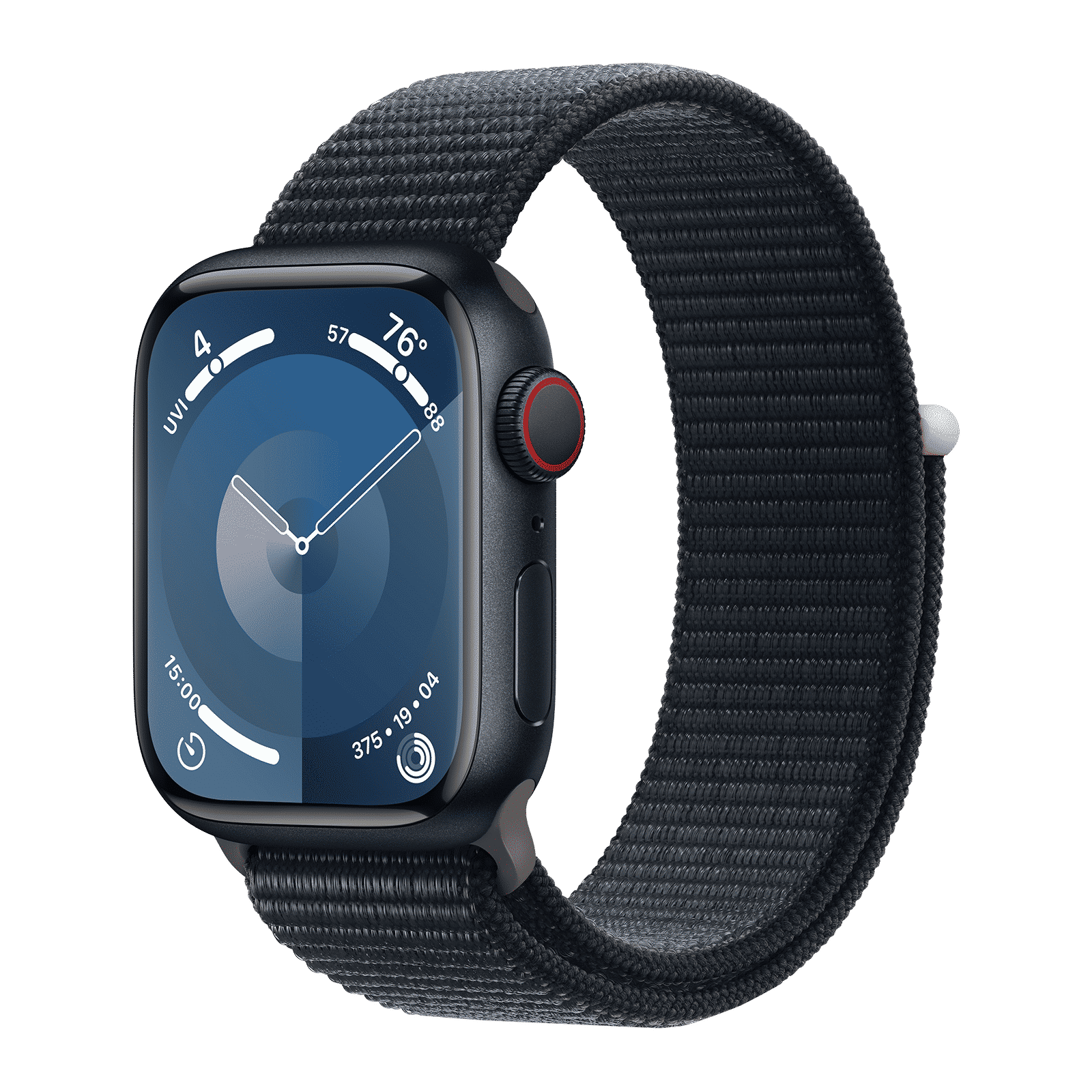 Apple Watch Series 9 GPS+Cellular with Midnight Sport Loop - S/M (41mm Display, Midnight Aluminium Case)_1