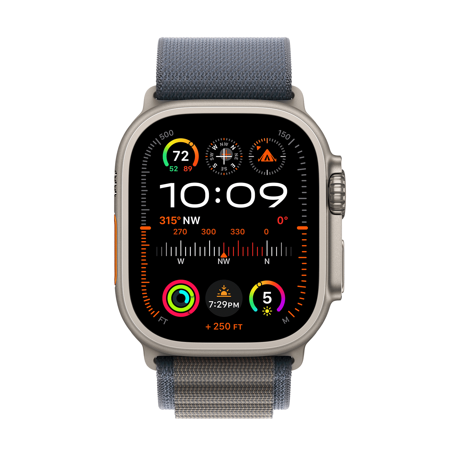 Apple Watch Ultra 2 GPS+Cellular with Blue Alpine Loop - M/L (49mm Display, Titanium Case) Apple Watch Ultra 2 GPS+Cellular with Blue Alpine Loop - M/L (49mm Display, Titanium Case)_2