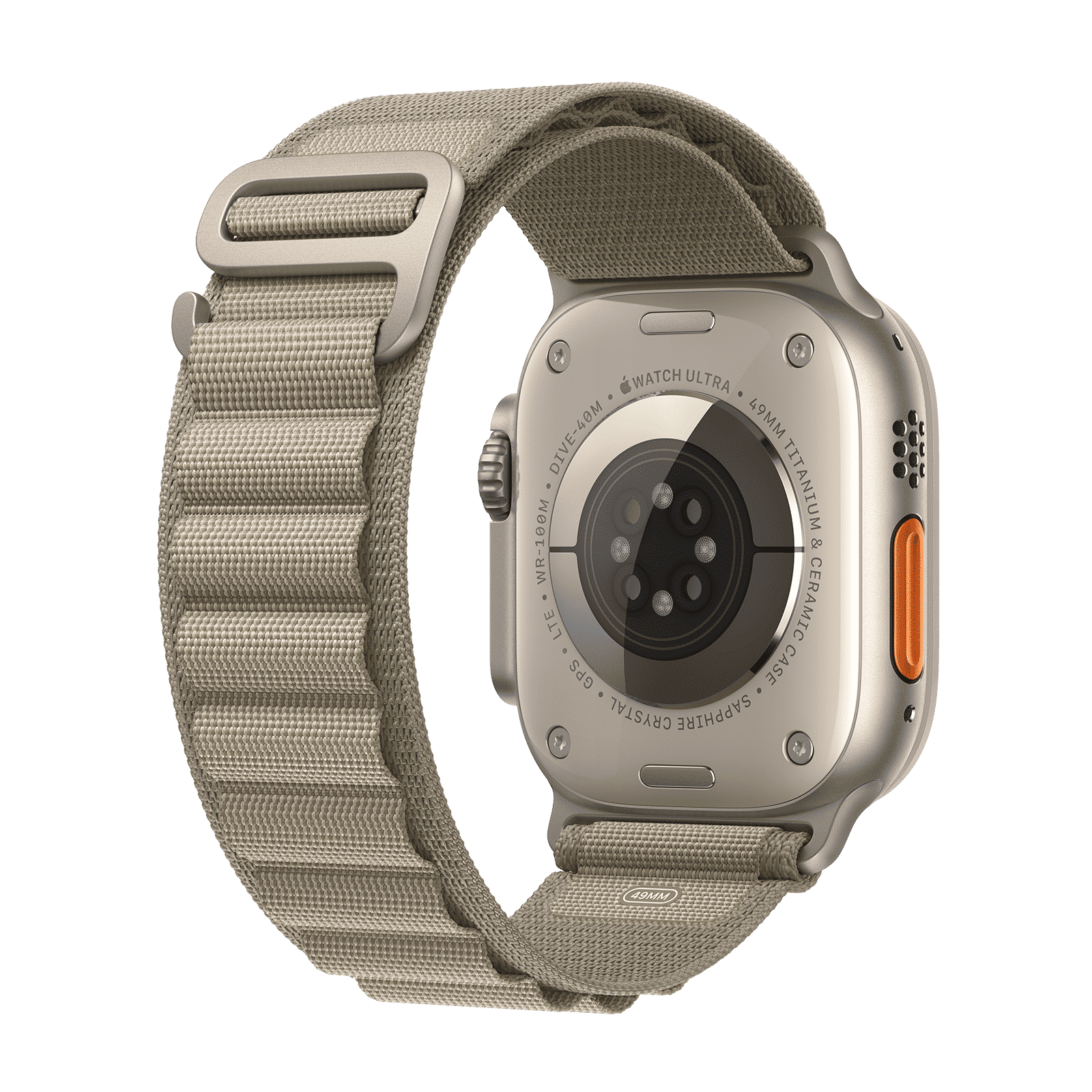 Apple Watch Ultra 2 GPS+Cellular with Olive Alpine Loop - M/L (49mm Display, Titanium Case)_3