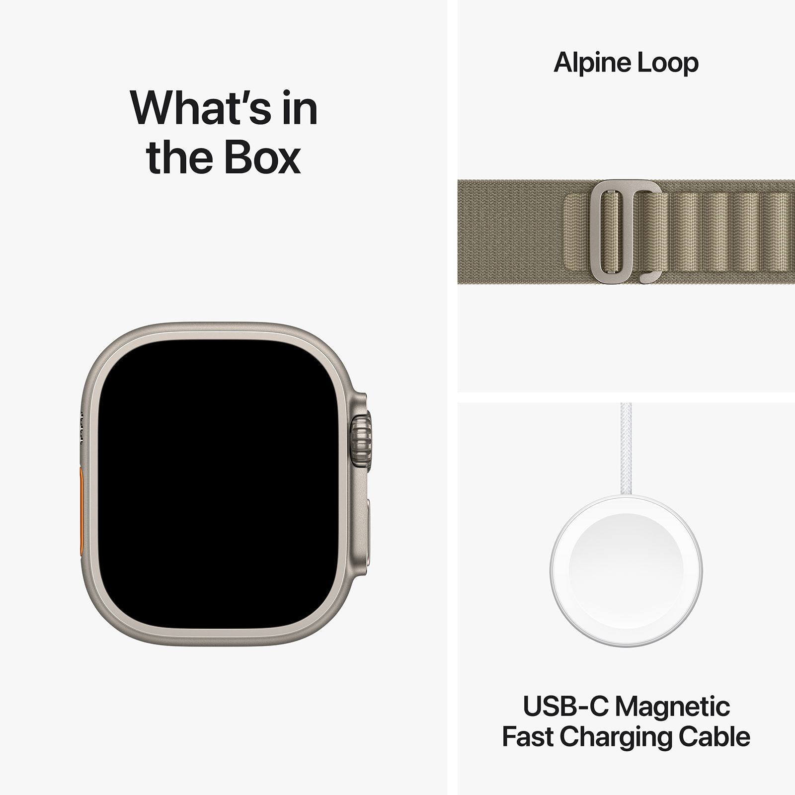 Apple Watch Ultra 2 GPS+Cellular with Olive Alpine Loop - M/L (49mm Display, Titanium Case)_9