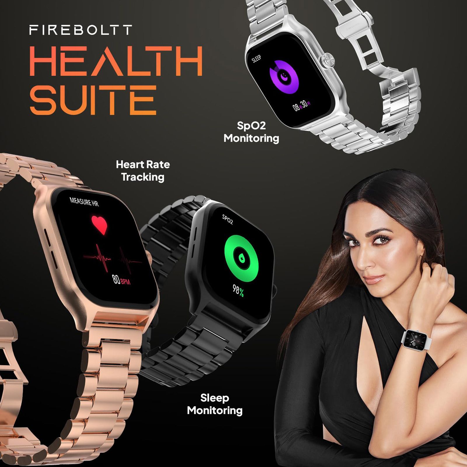 Fire-Boltt Solaris Smartwatch with Bluetooth Calling (45.2mm AMOLED Display, IP68 Water Resistant, Shadow Black Strap) Fire-Boltt Solaris Smartwatch with Bluetooth Calling (45.2mm AMOLED Display, IP68 Water Resistant, Shadow Black Strap)_3