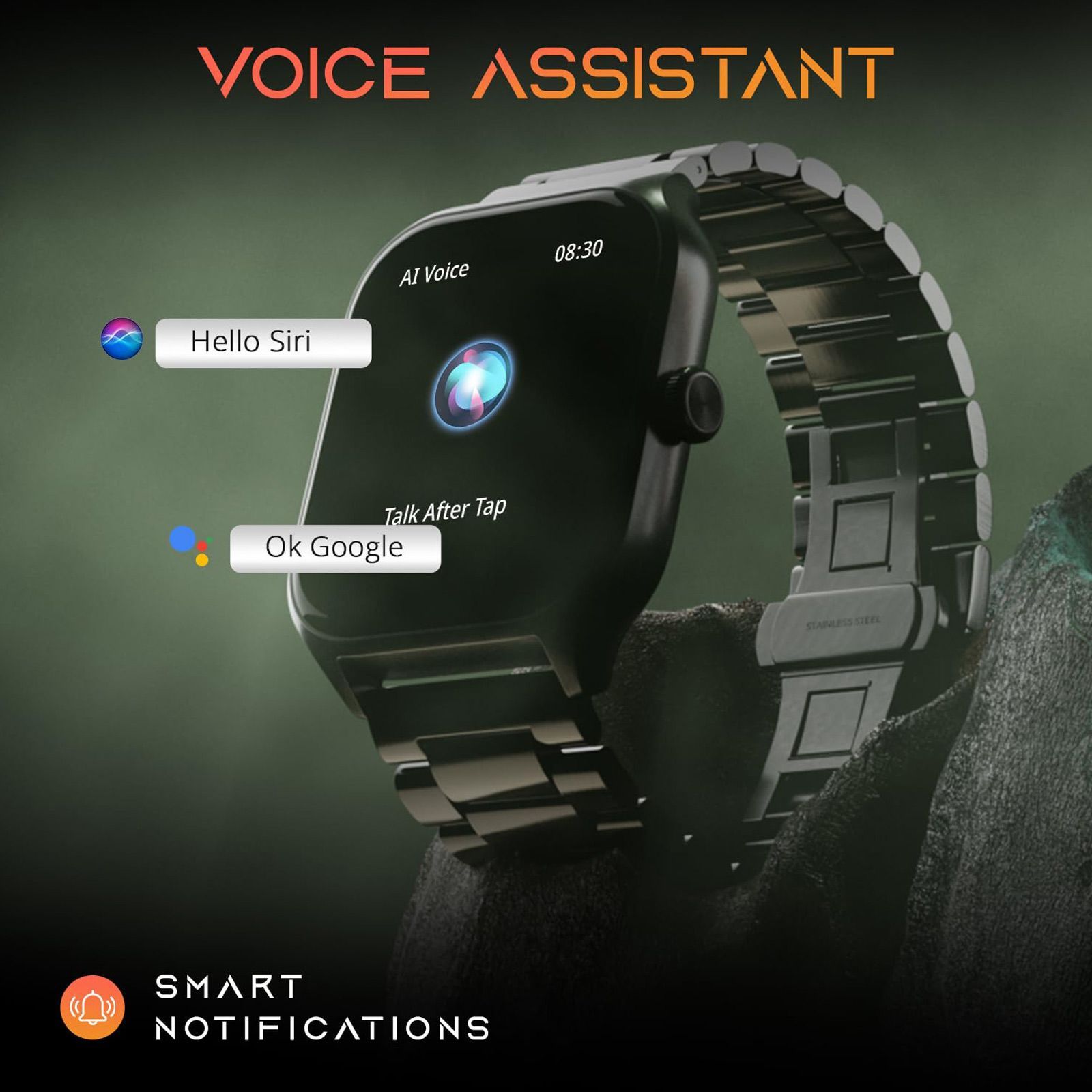 Fire-Boltt Solaris Smartwatch with Bluetooth Calling (45.2mm AMOLED Display, IP68 Water Resistant, Shadow Black Strap) Fire-Boltt Solaris Smartwatch with Bluetooth Calling (45.2mm AMOLED Display, IP68 Water Resistant, Shadow Black Strap)_5