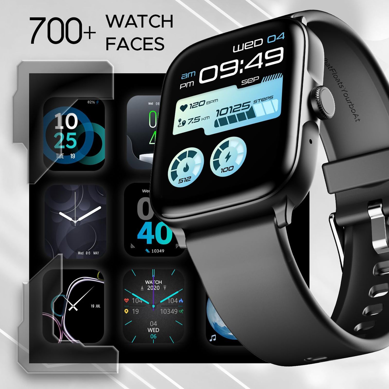 boAt Ultima Call Smartwatch with Bluetooth Calling (46.4mm HD Display, IP68 Sweat Resistant, Active Black Strap)_5