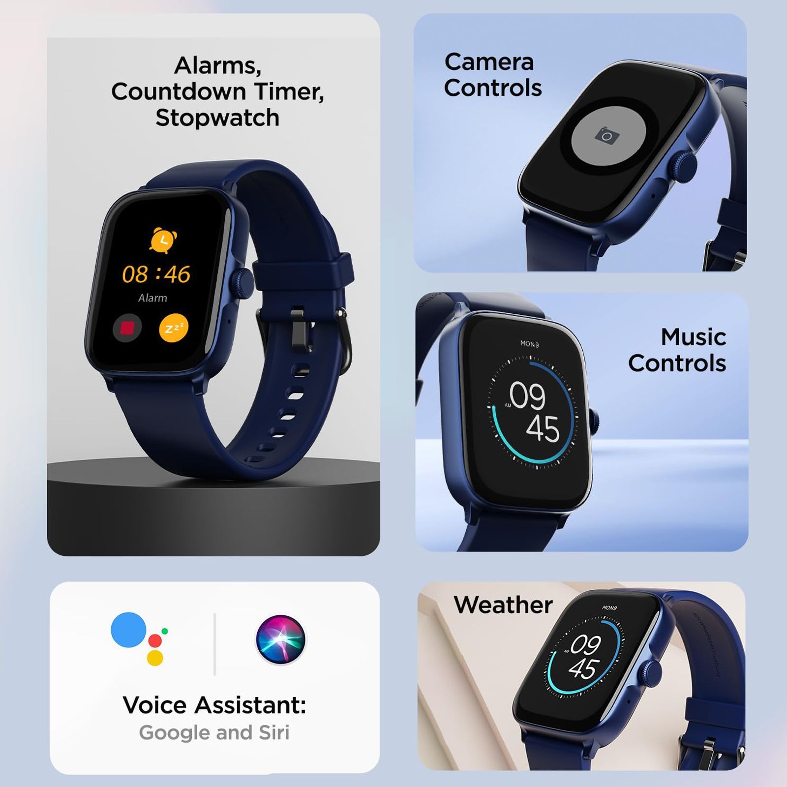 boAt Ultima Call Smartwatch with Bluetooth Calling (46.5mm HD Display, IP68 Sweat Resistant, Cool Blue Strap)_5