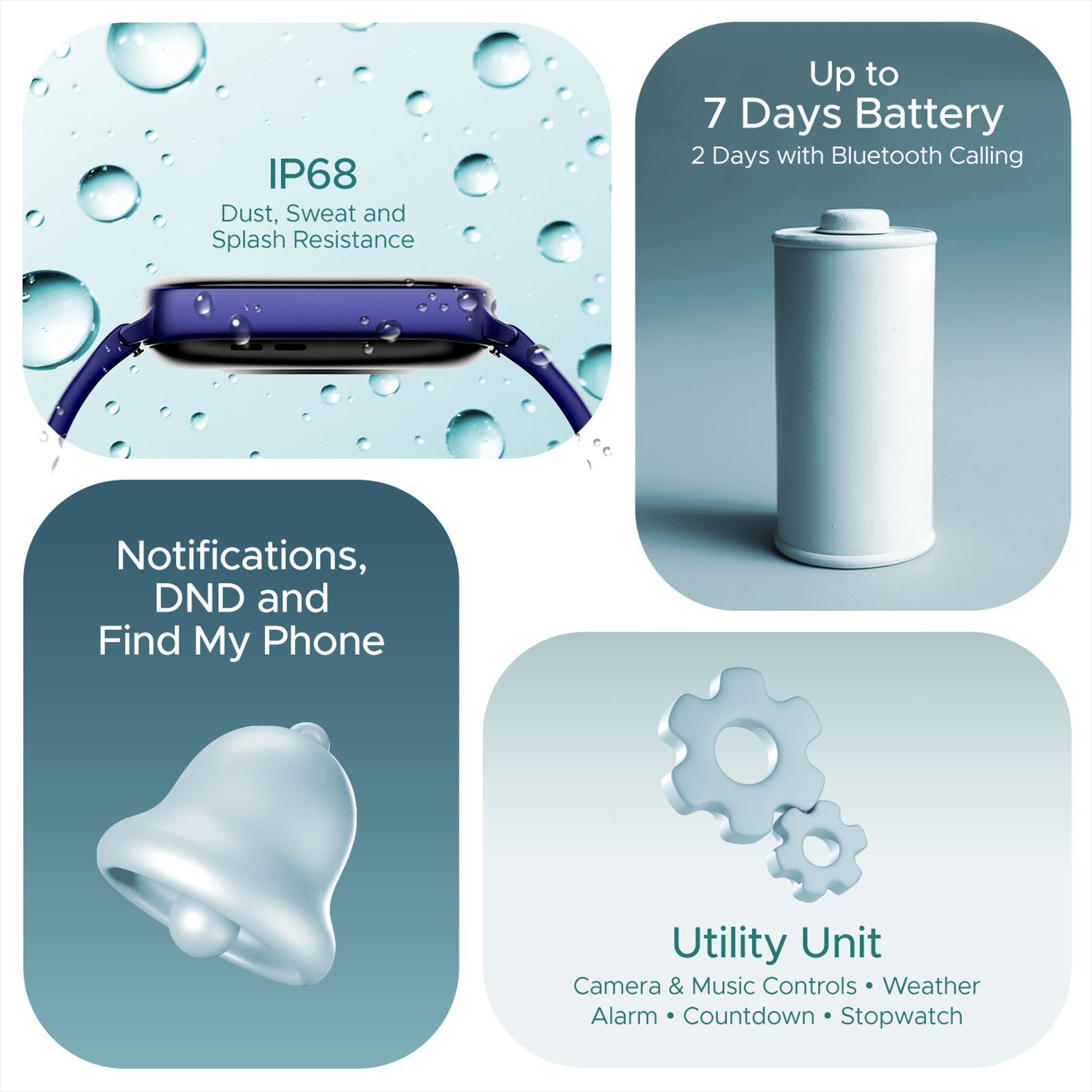 boAt Ultima Call Smartwatch with Bluetooth Calling (46.5mm HD Display, IP68 Sweat Resistant, Cool Blue Strap)_14