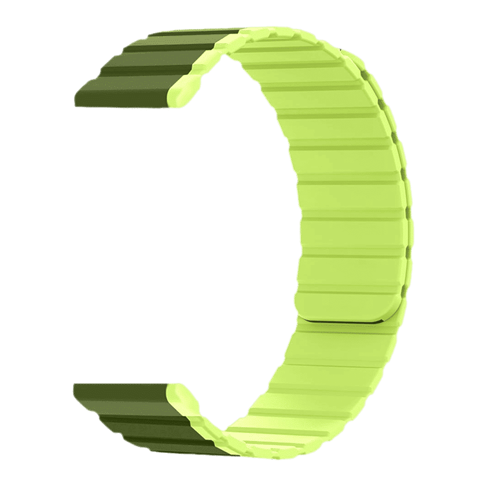 GRIPP Dual Reverser Silicon Magnetic Strap for Apple Watch Ultra 2, WatchUltra, Watch Series SE, 4, 5, 6, 7, 8, 9 & 10 (44mm / 45mm / 46mm / 49mm) (Lightweight, Military Parrot Green)_1