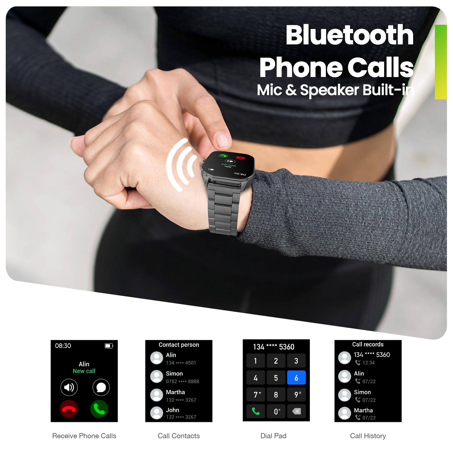 amazfit Pop 3S Smartwatch with Bluetooth Calling (49.7mm HD AMOLED Display, IP68 Water Resistant, Metallic Black Strap) amazfit Pop 3S Smartwatch with Bluetooth Calling (49.7mm HD AMOLED Display, IP68 Water Resistant, Metallic Black Strap)_4