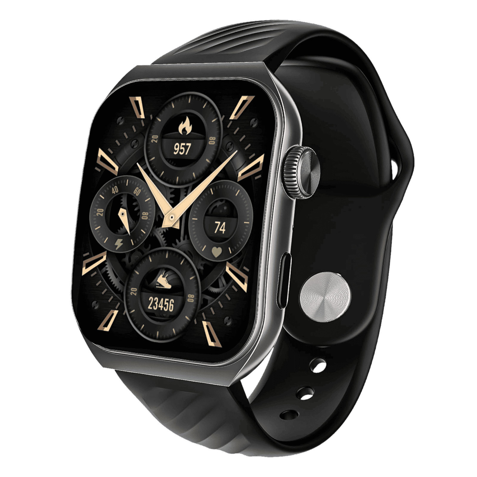 boAt Ultima Vogue Smartwatch with Bluetooth Calling (49.7mm AMOLED Display, IP67 Sweat & Dust Resistant, Jet Black Strap)_2