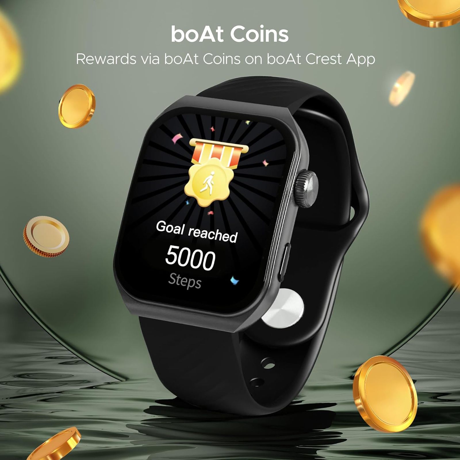 boAt Ultima Vogue Smartwatch with Bluetooth Calling (49.7mm AMOLED Display, IP67 Sweat & Dust Resistant, Jet Black Strap)_3