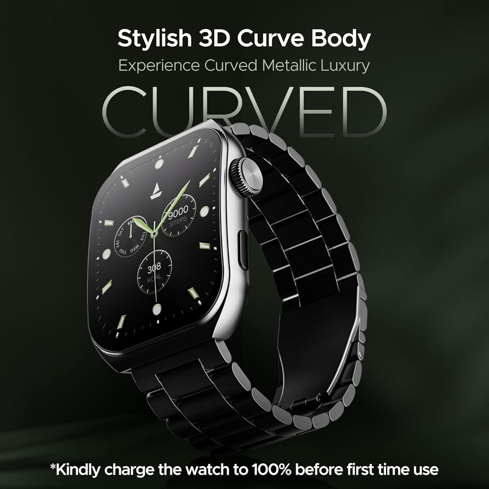 boAt Ultima Vogue Smartwatch with Bluetooth Calling (49.7mm AMOLED Display, IP67 Sweat & Dust Resistant, Metal Black Strap)_6