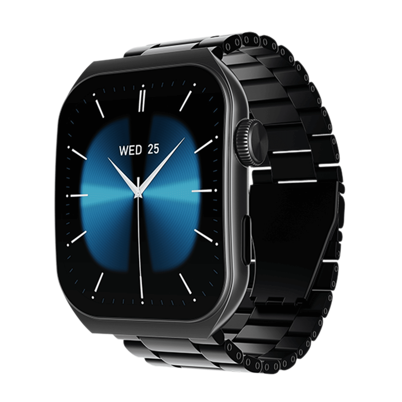 boAt Ultima Vogue Smartwatch with Bluetooth Calling (49.7mm AMOLED Display, IP67 Sweat & Dust Resistant, Metal Black Strap)_1