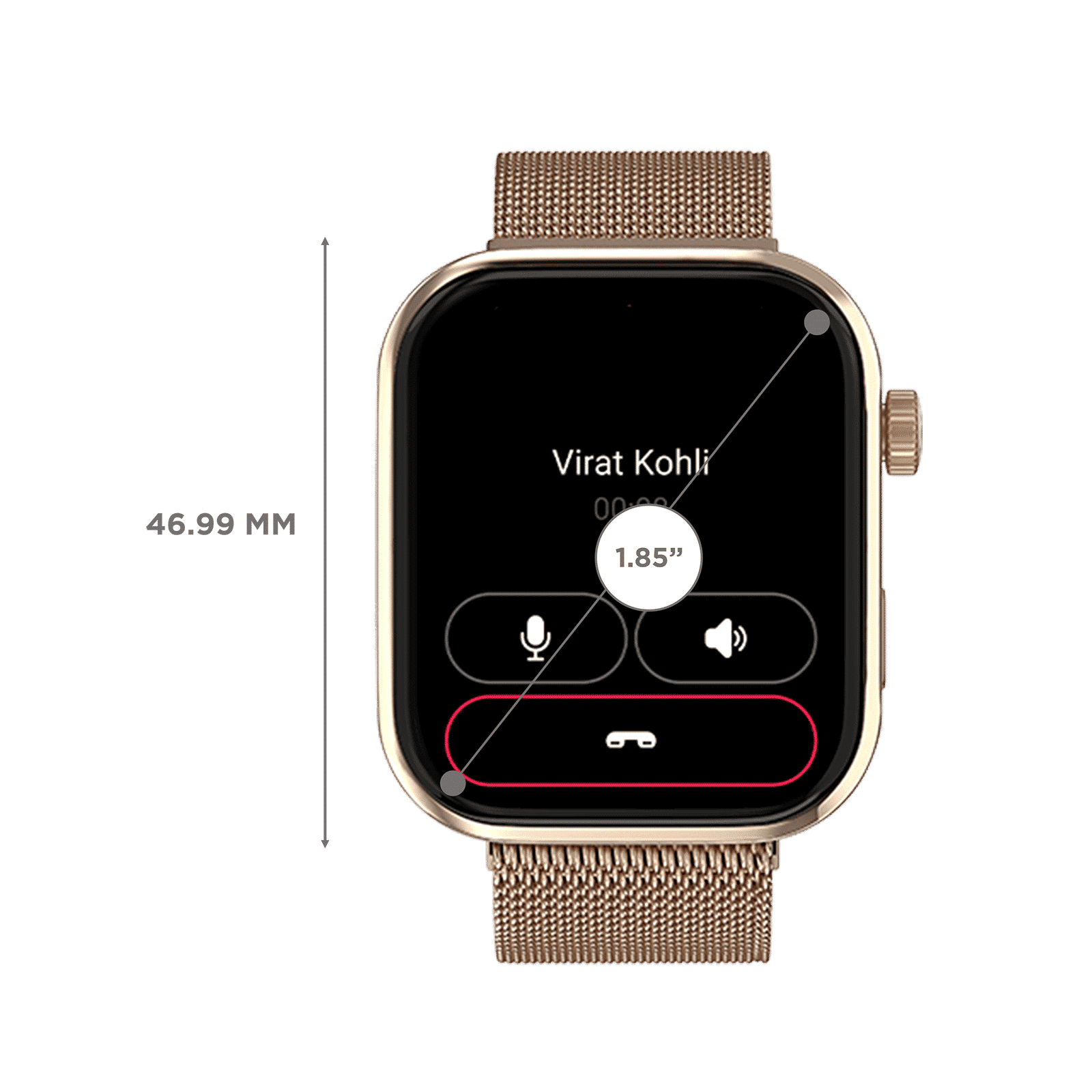 noise ColorFit Pro 5 Smartwatch with Bluetooth Calling (46.99mm AMOLED Display, IP68 Water Resistant, Elite Rose Gold Strap) noise ColorFit Pro 5 Smartwatch with Bluetooth Calling (46.99mm AMOLED Display, IP68 Water Resistant, Elite Rose Gold Strap)_3