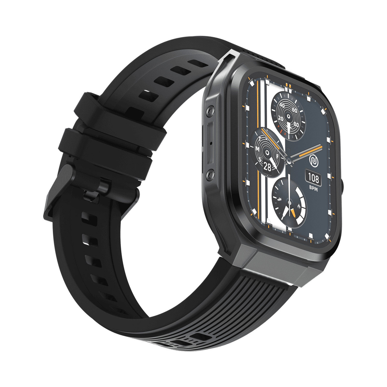 noise ColorFit Thrill Smartwatch with Bluetooth Calling (50.8mm, 1.5ATM Water Resistant, Jet Black Strap)_9