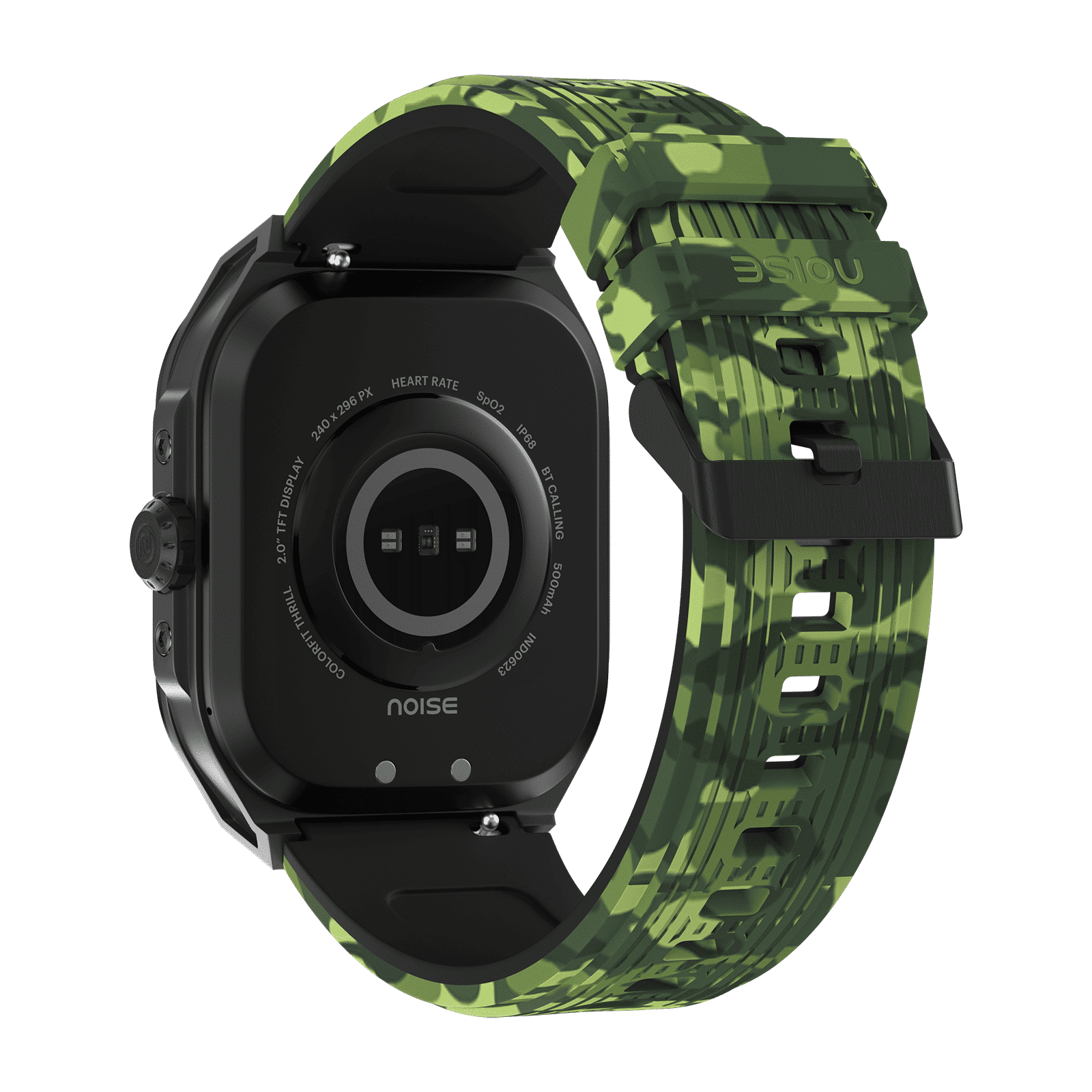 noise ColorFit Thrill Smartwatch with Bluetooth Calling (50.8mm, 1.5ATM Water Resistant, Camo Green Strap) noise ColorFit Thrill Smartwatch with Bluetooth Calling (50.8mm, 1.5ATM Water Resistant, Camo Green Strap)_5